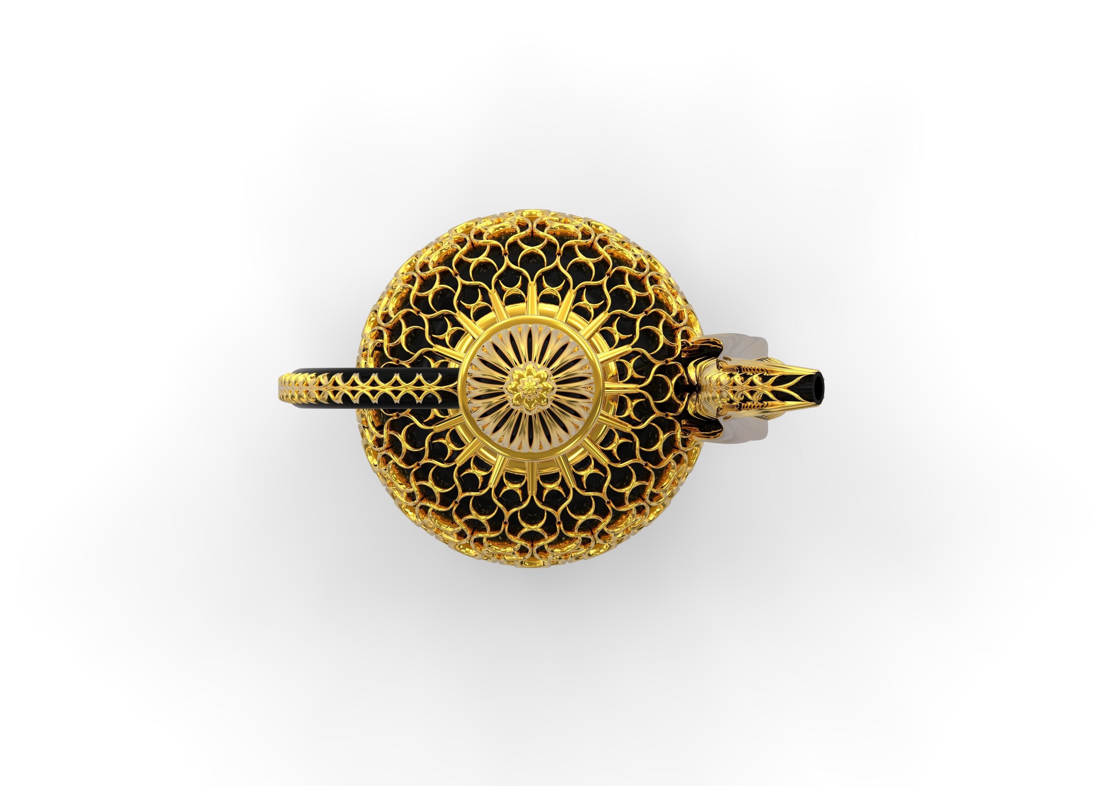 Antique Mughal Surahi 3D print model_3