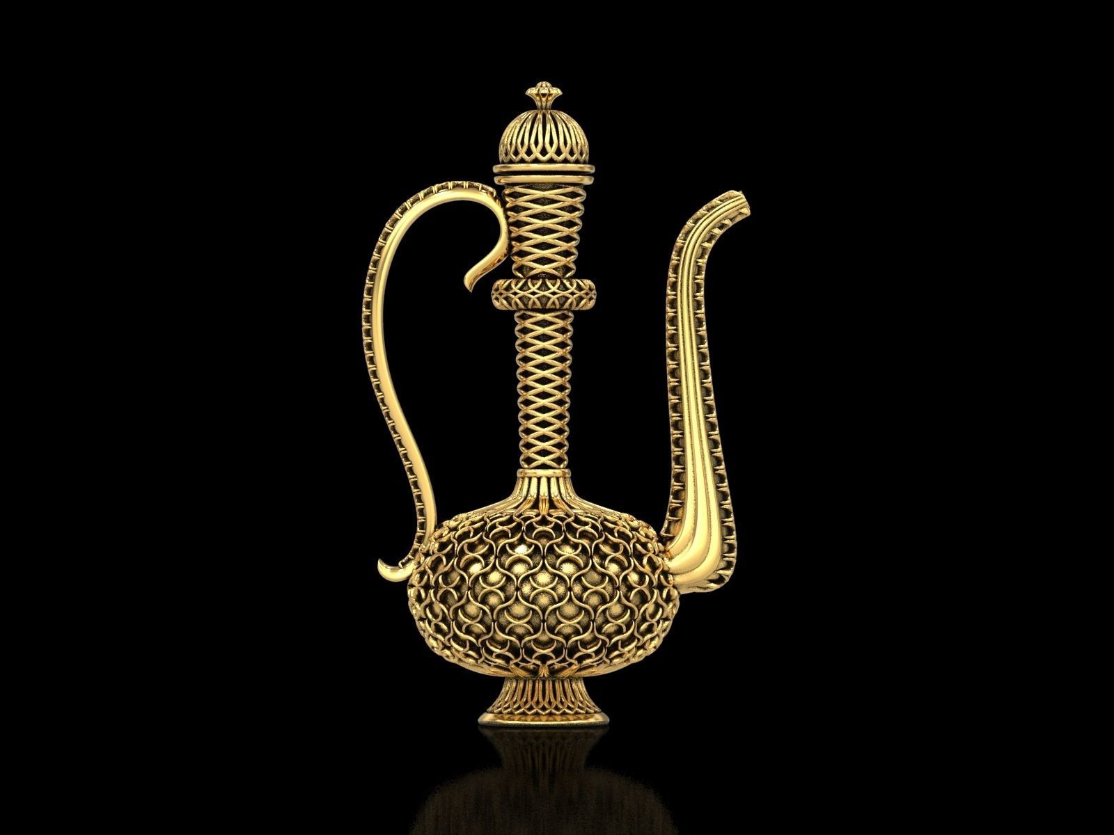 Antique Mughal Surahi 3D print model_20