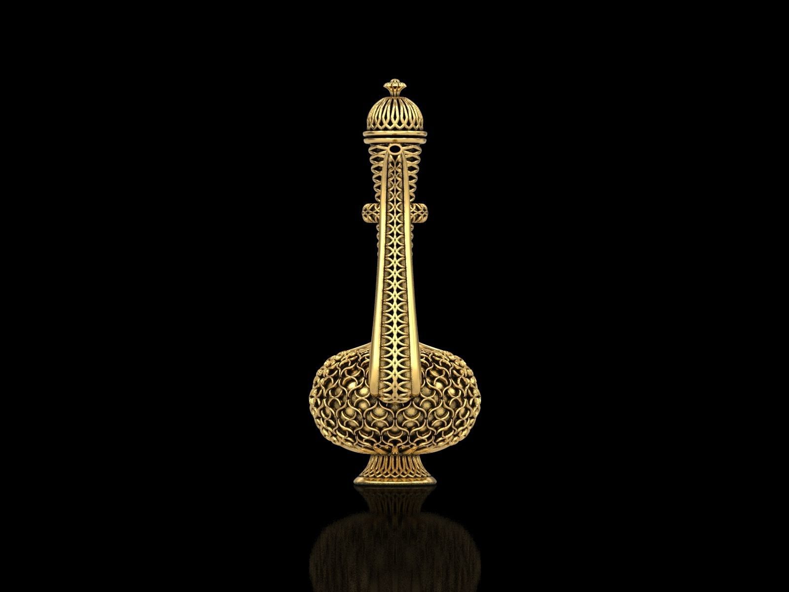 Antique Mughal Surahi 3D print model_21