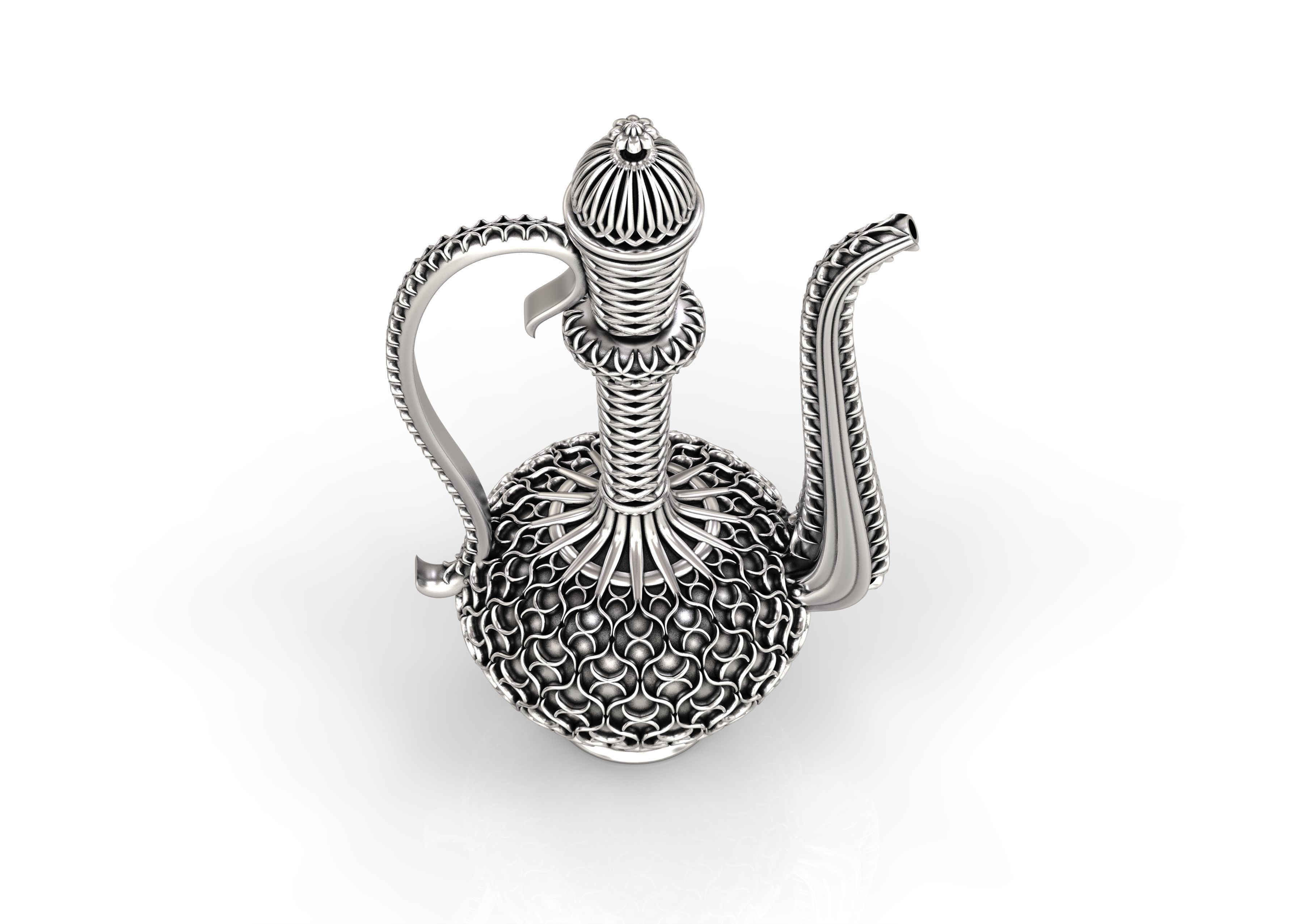 Antique Mughal Surahi 3D print model_14