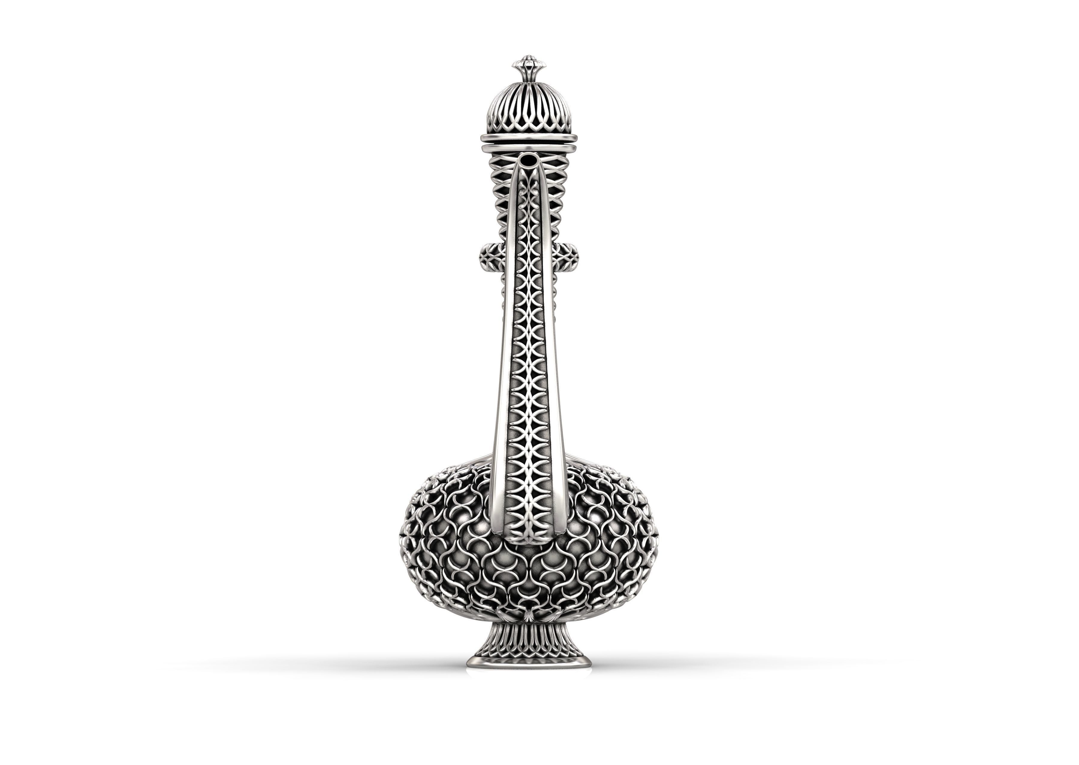 Antique Mughal Surahi 3D print model_11