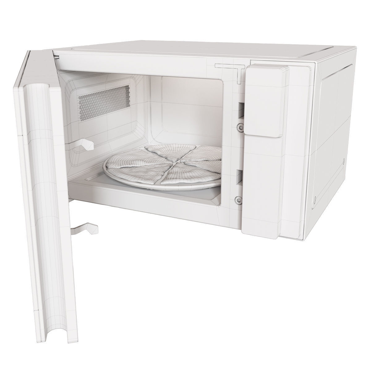 LG MH6595CIS Neo Chef Microwave 3D model_7