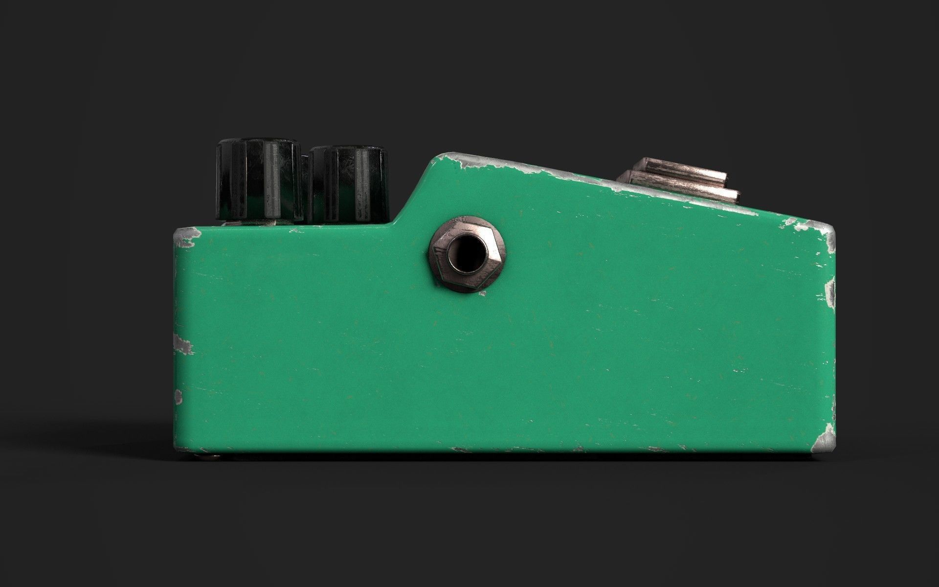 Vintage Ibanez Tube Screamer TS-808 Guitar Pedal  3D model_6