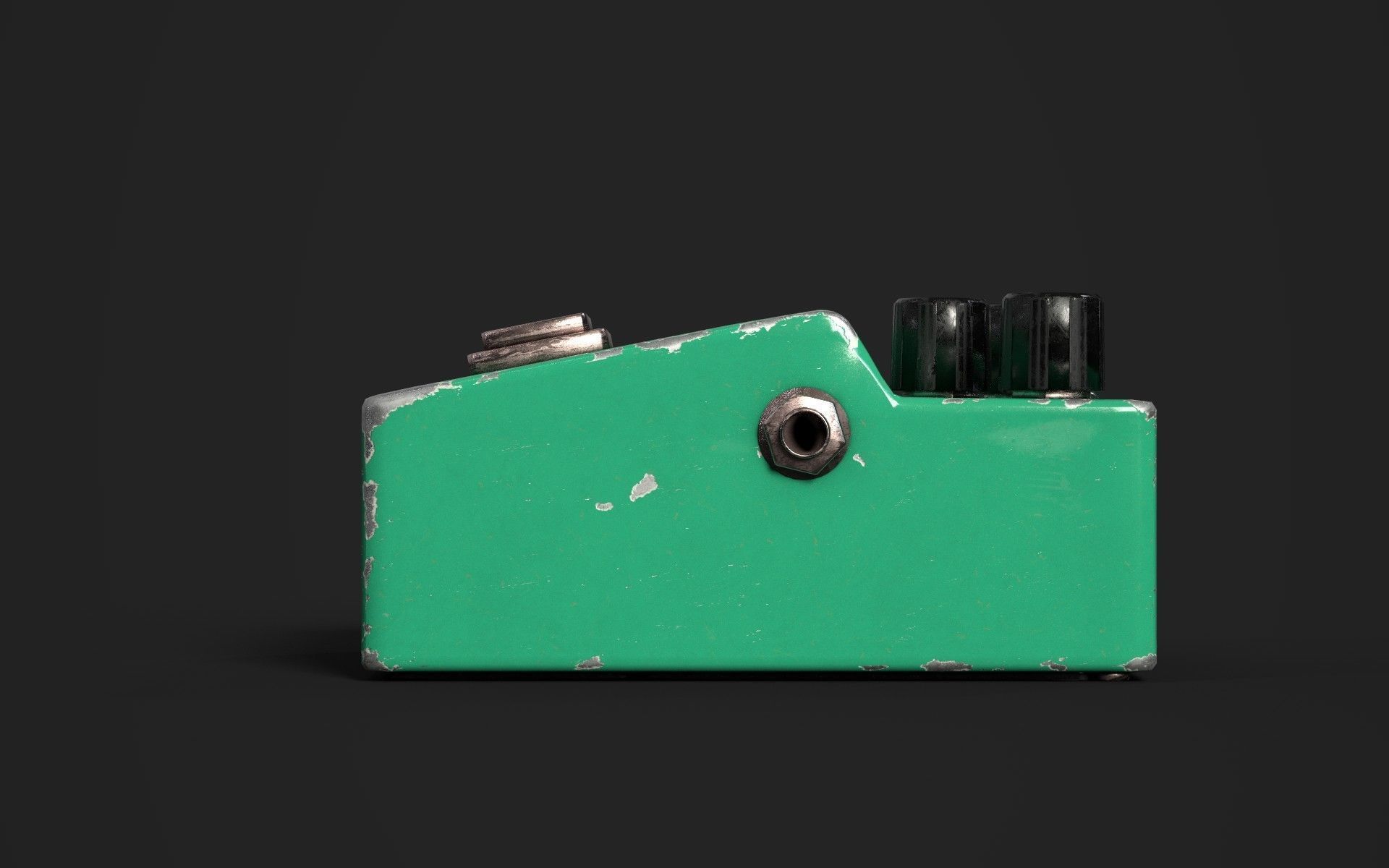 Vintage Ibanez Tube Screamer TS-808 Guitar Pedal  3D model_5