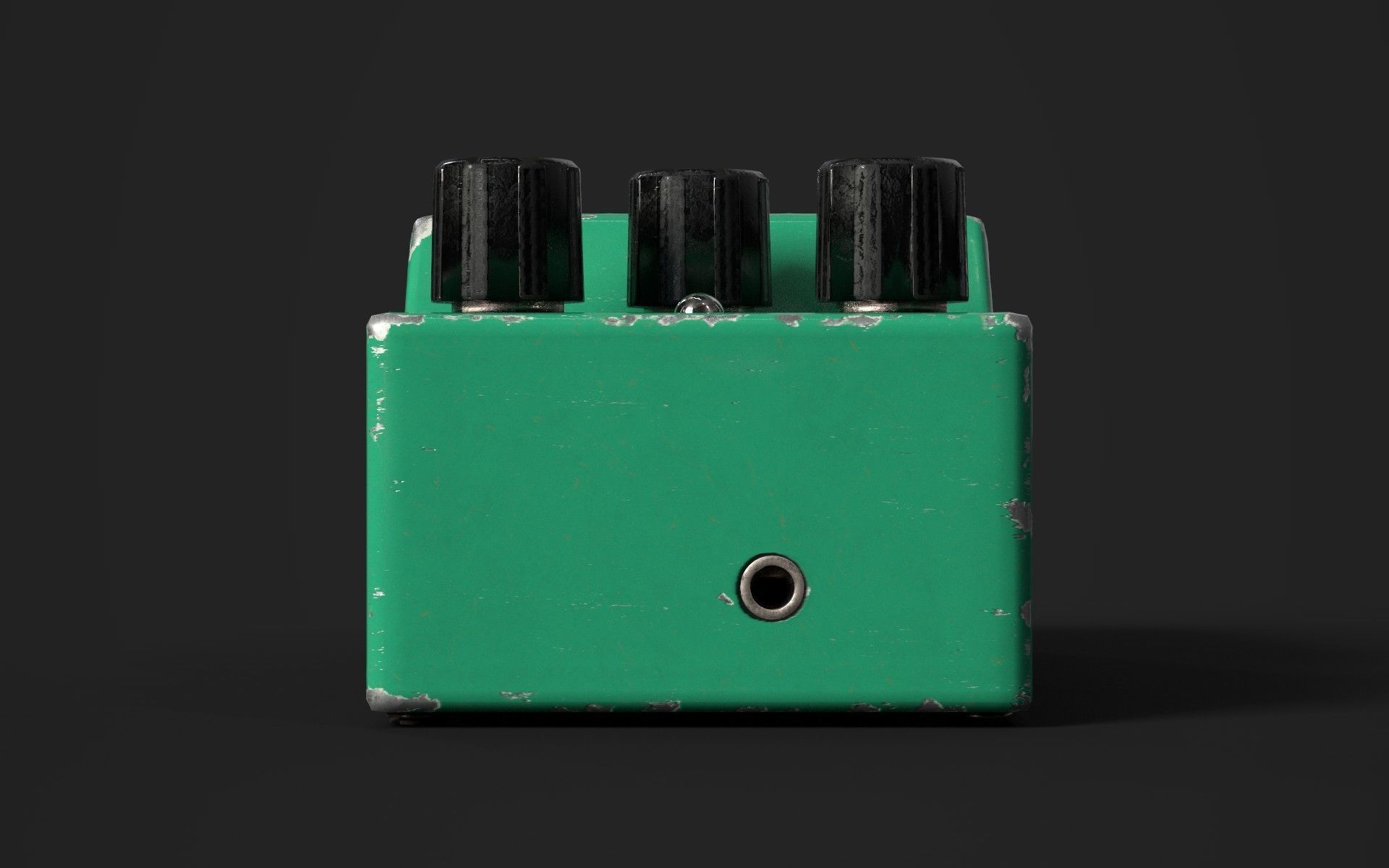 Vintage Ibanez Tube Screamer TS-808 Guitar Pedal  3D model_7