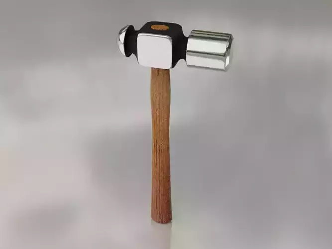 Hi-poly bob-head hammer Free 3D model