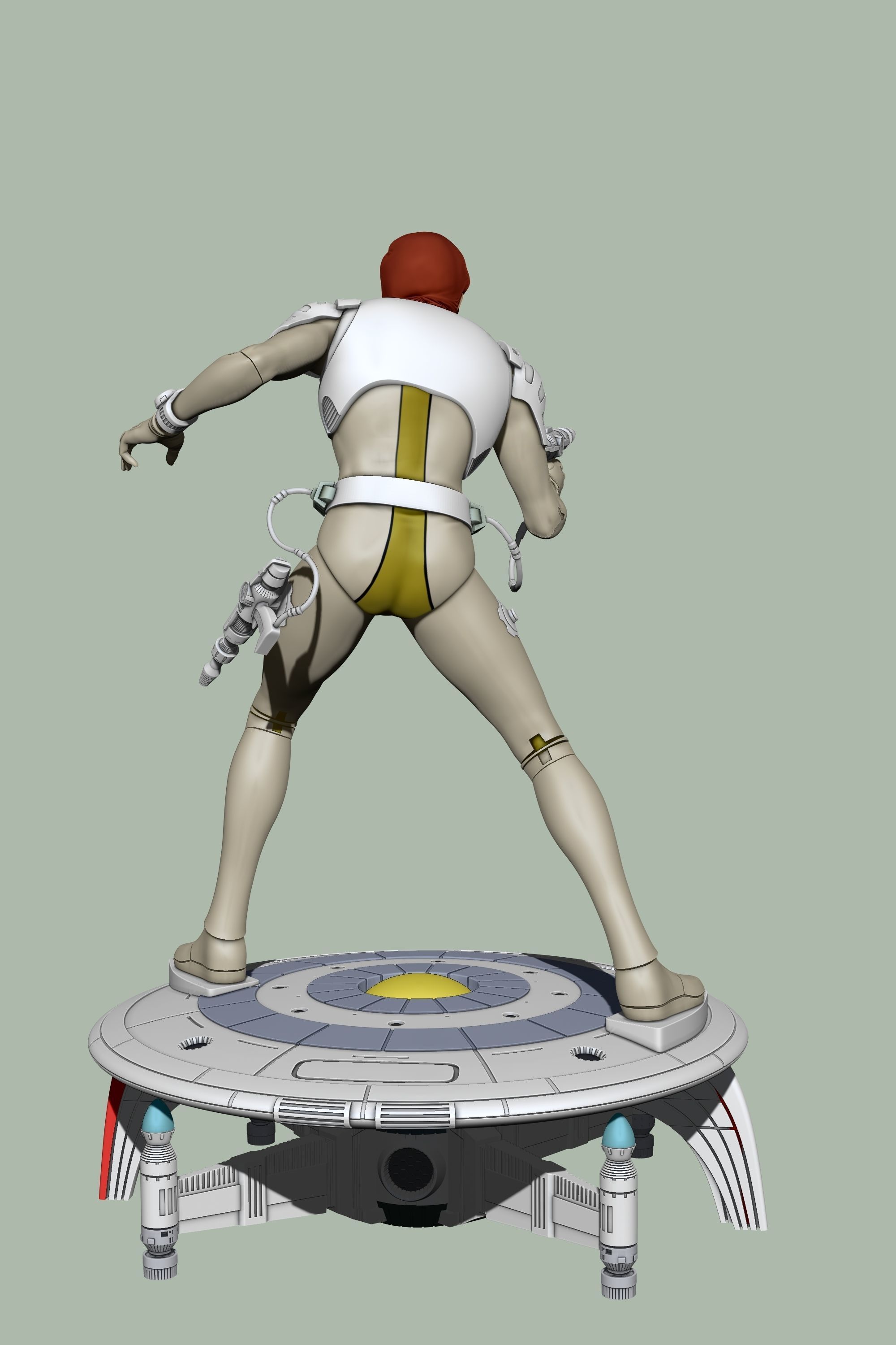 Captain Future - Capitaine Flam 3D model_4