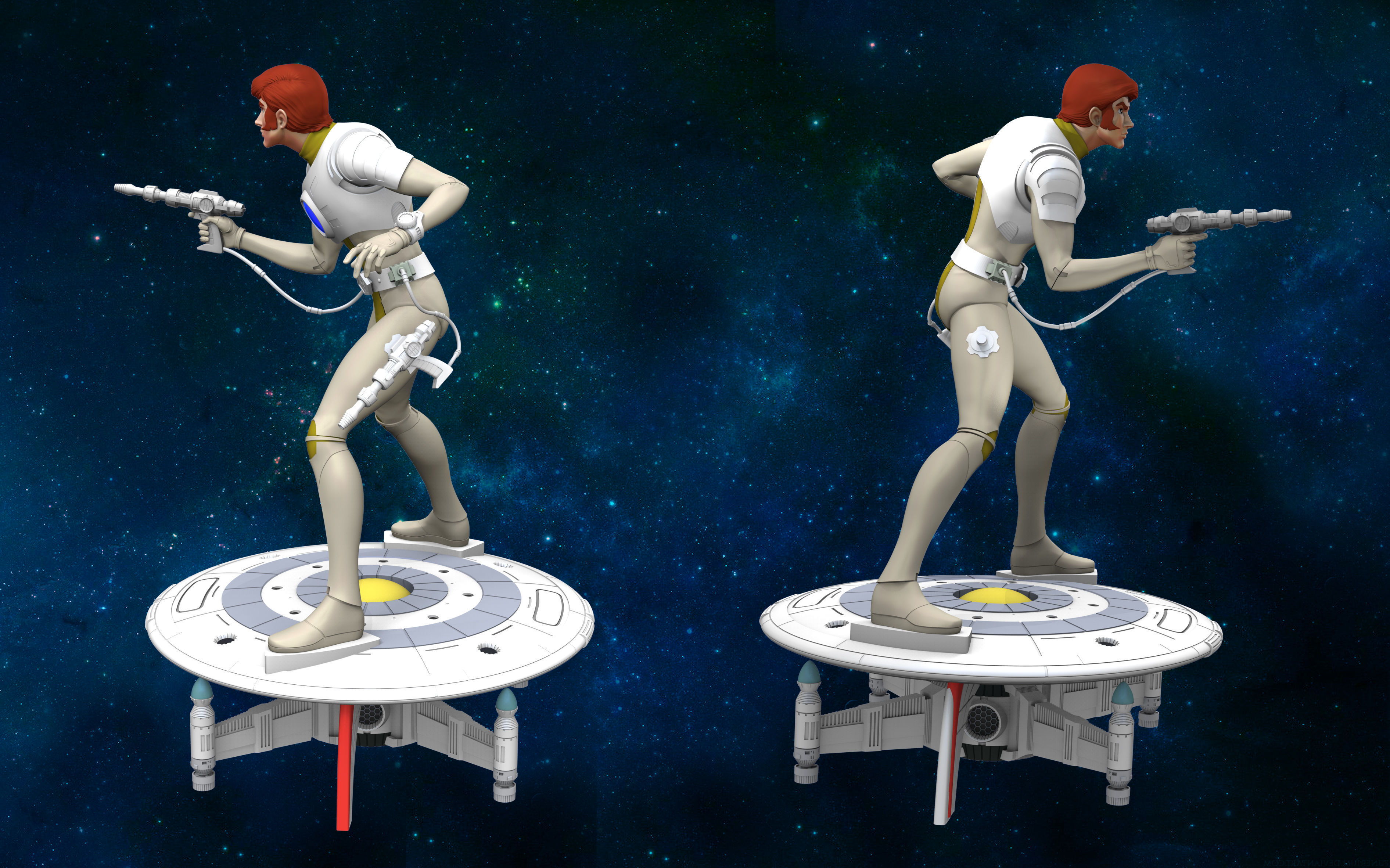 Captain Future - Capitaine Flam 3D model_3