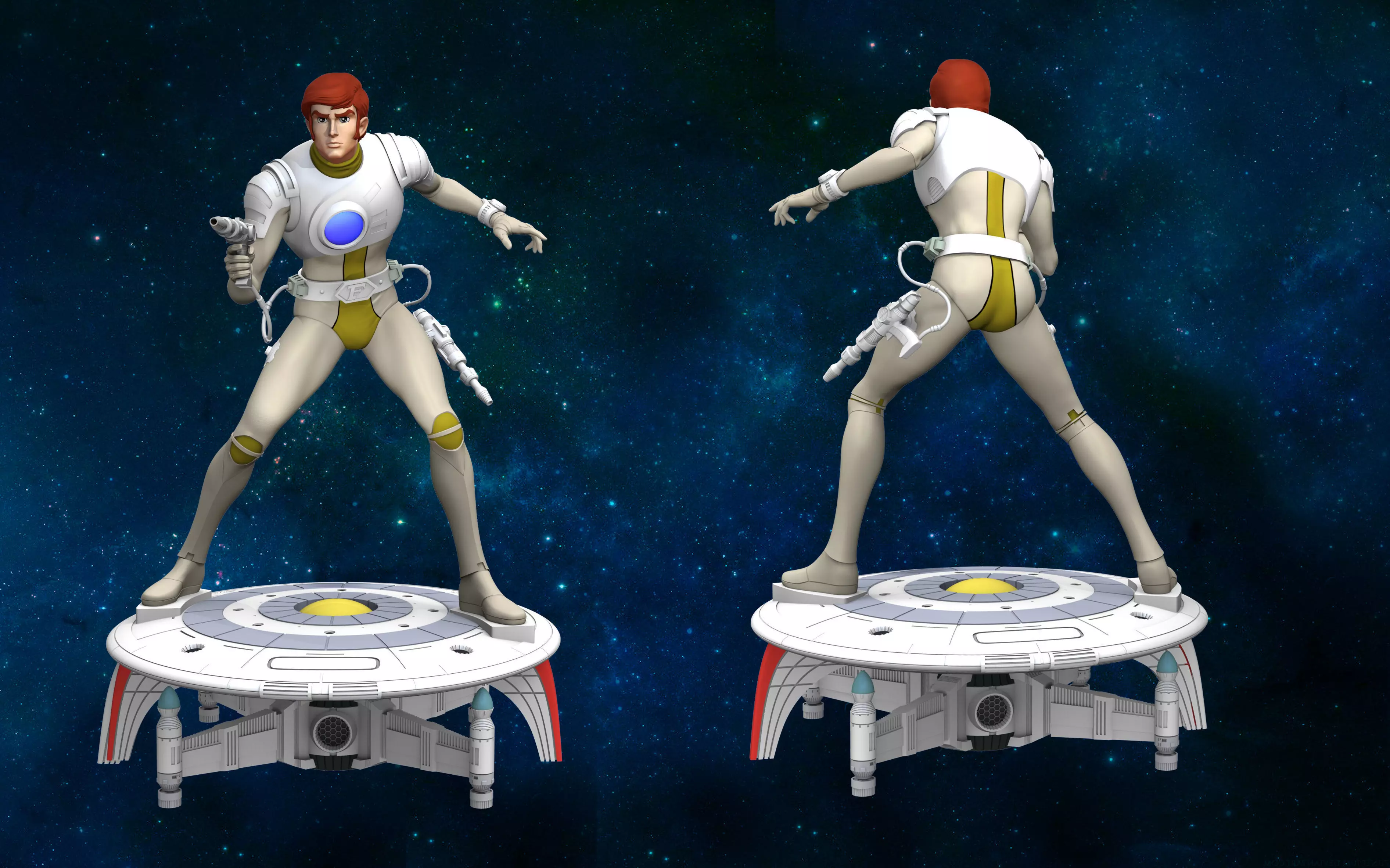 Captain Future - Capitaine Flam 3D model_0