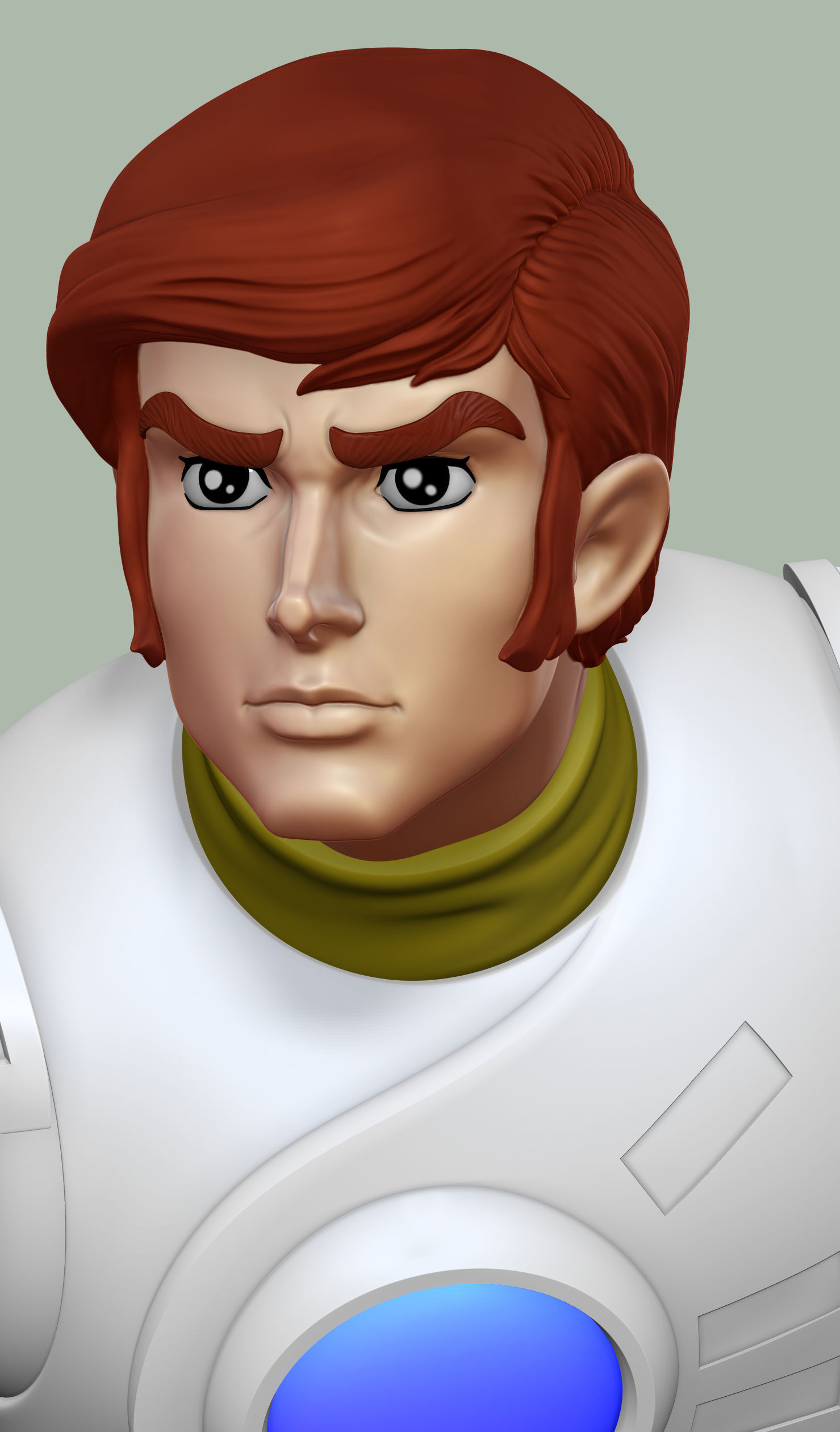 Captain Future - Capitaine Flam 3D model_5