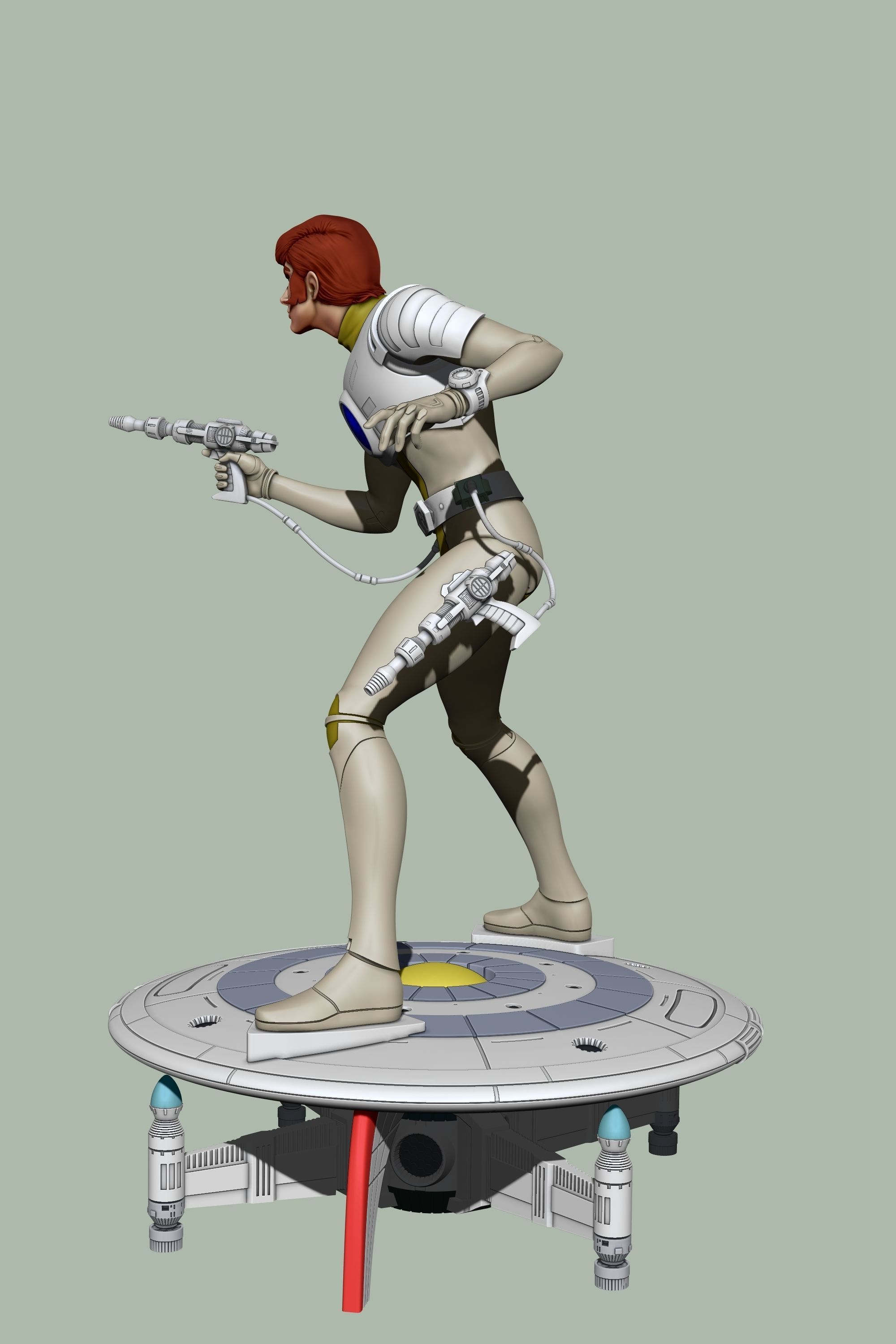 Captain Future - Capitaine Flam 3D model_2