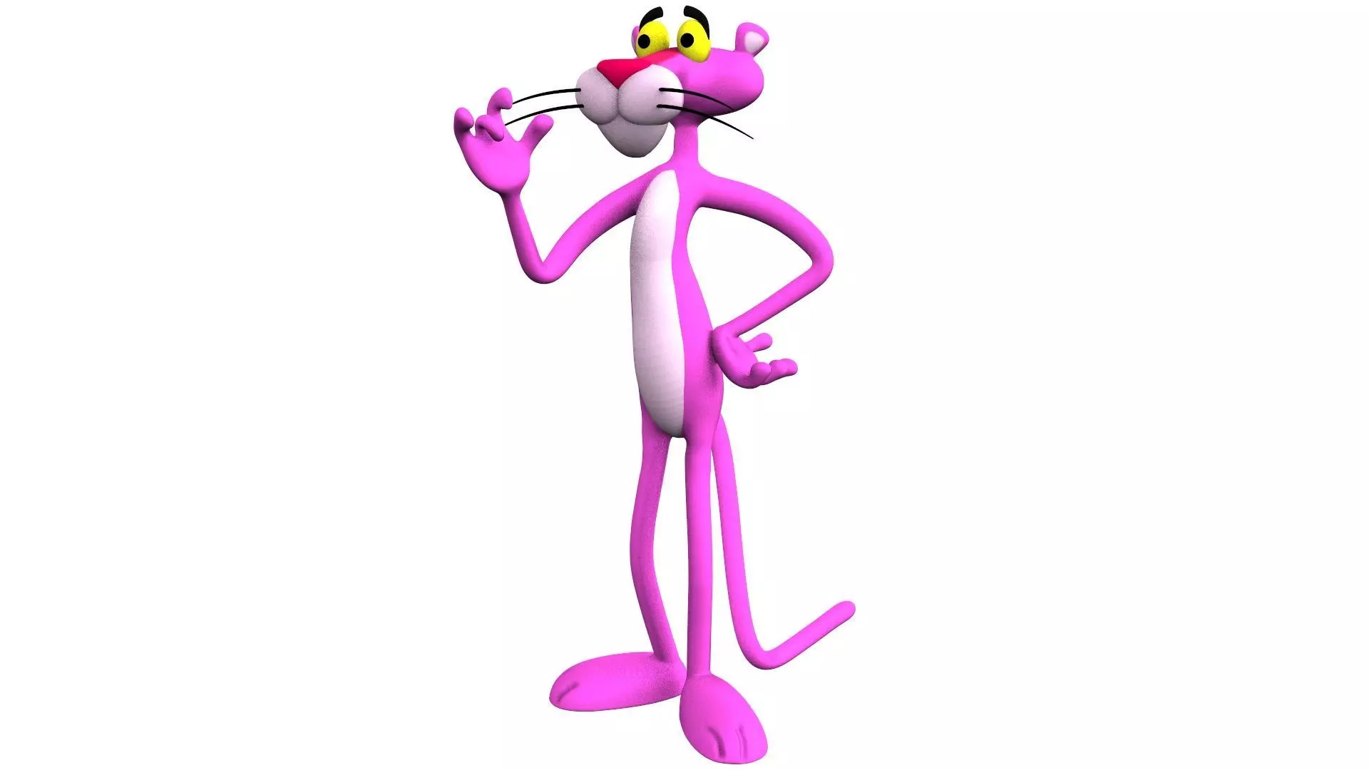 Pink Panter fan art 3D model_0