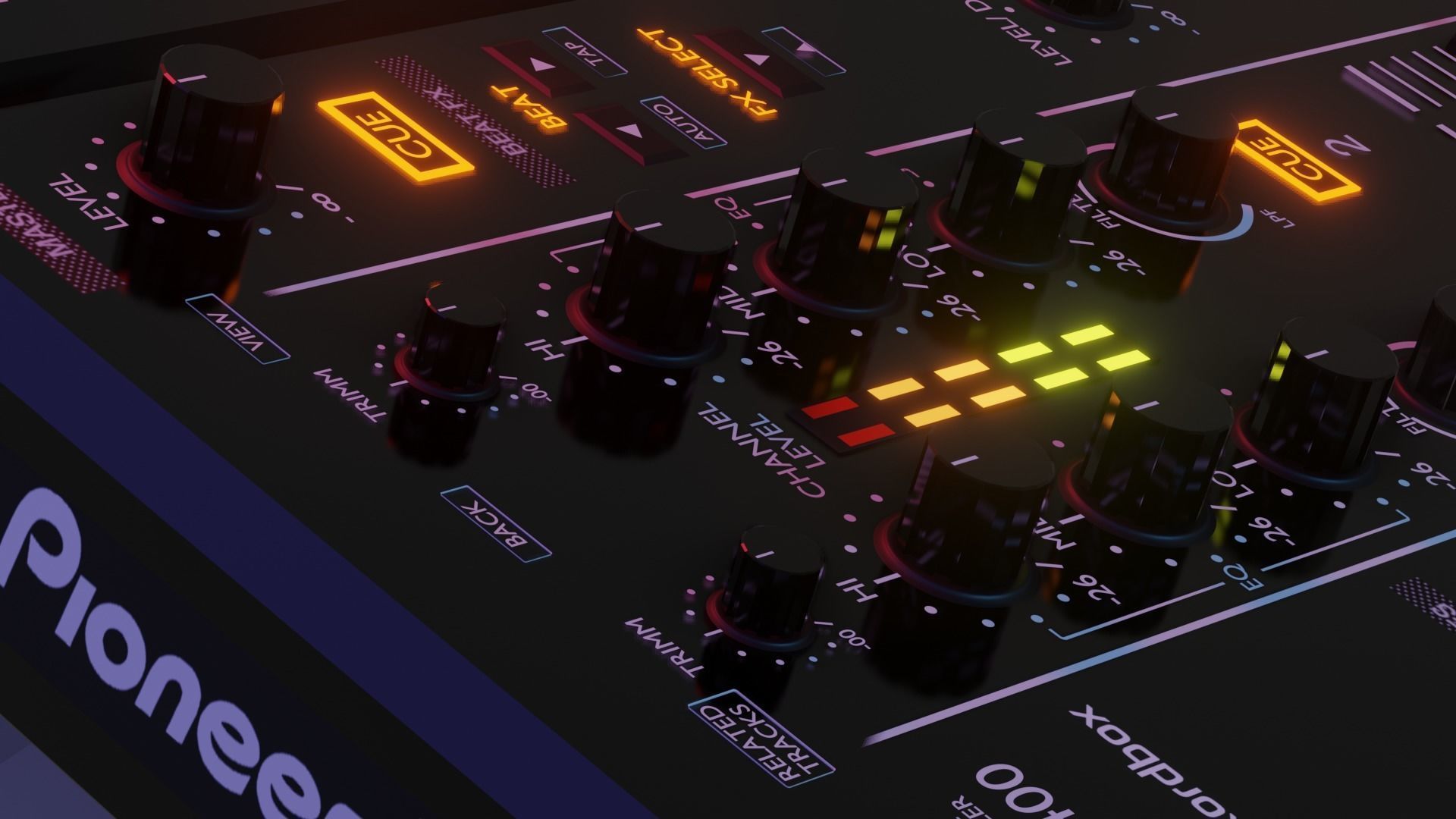 DDJ-400 PIONEER 3D model_3