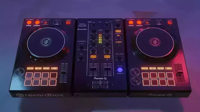 DDJ-400 PIONEER 3D model