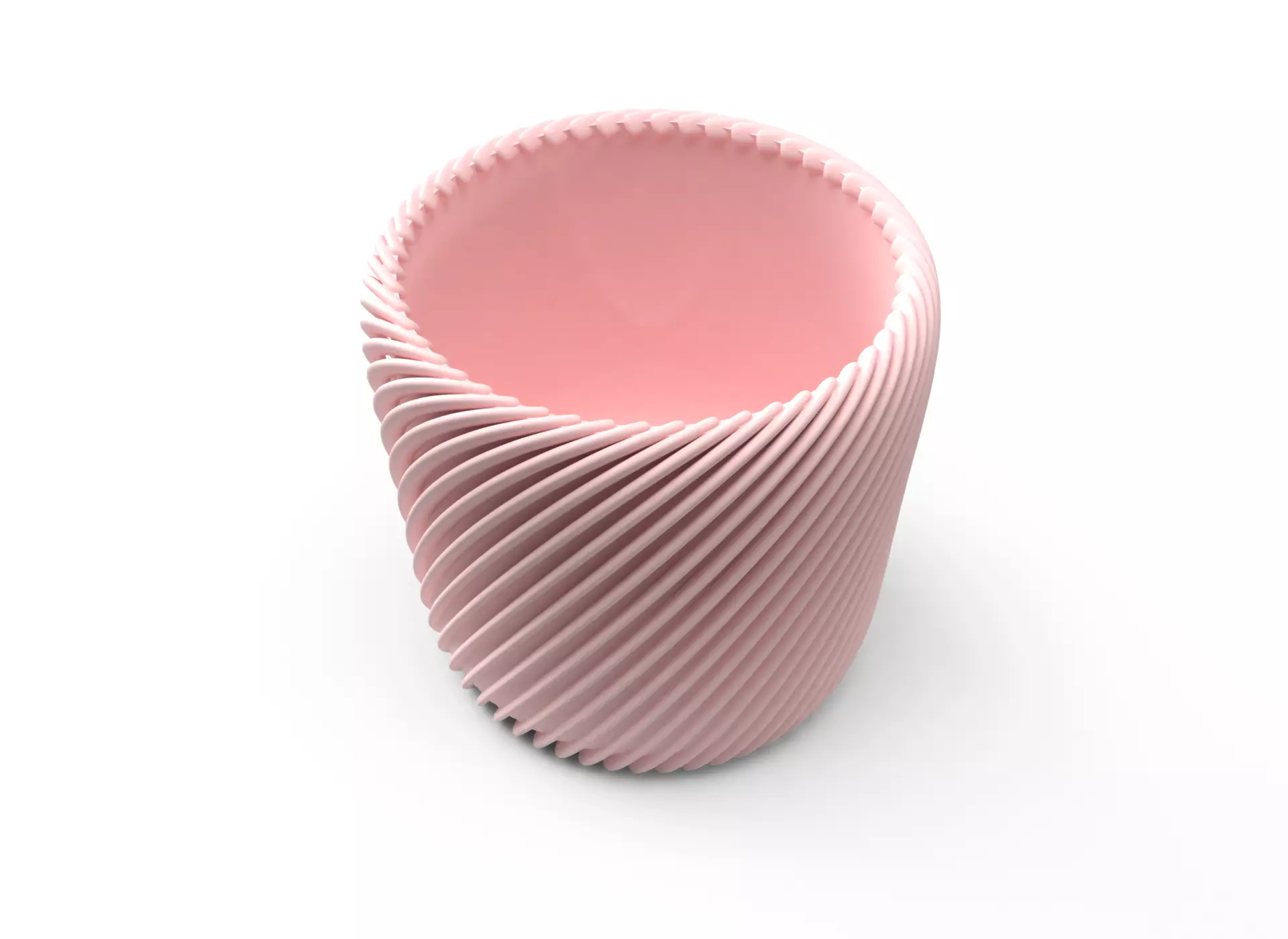 Detailed modern vase 3D model_0