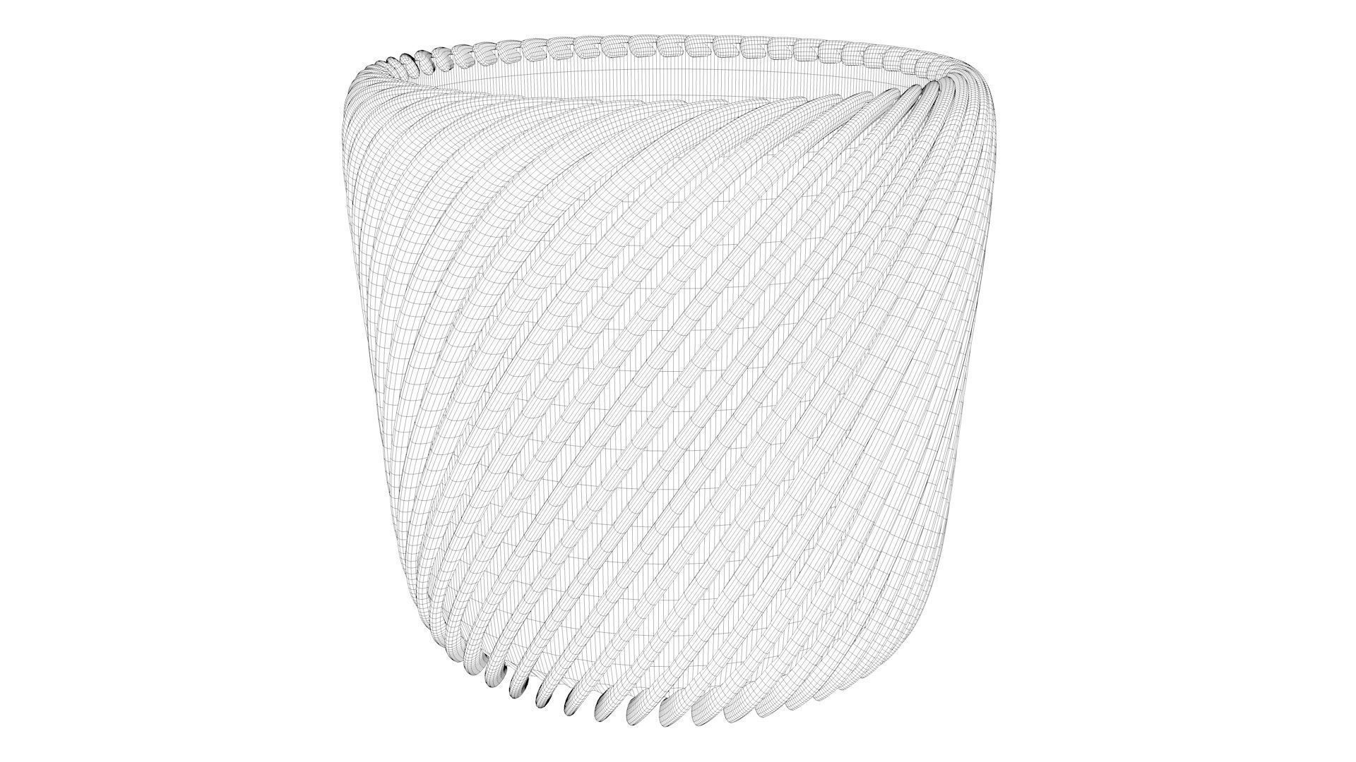 Detailed modern vase 3D model_5