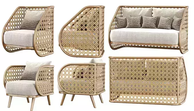 Carry rattan furniture collection SA