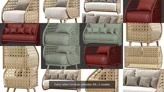 Carry rattan furniture collection SA