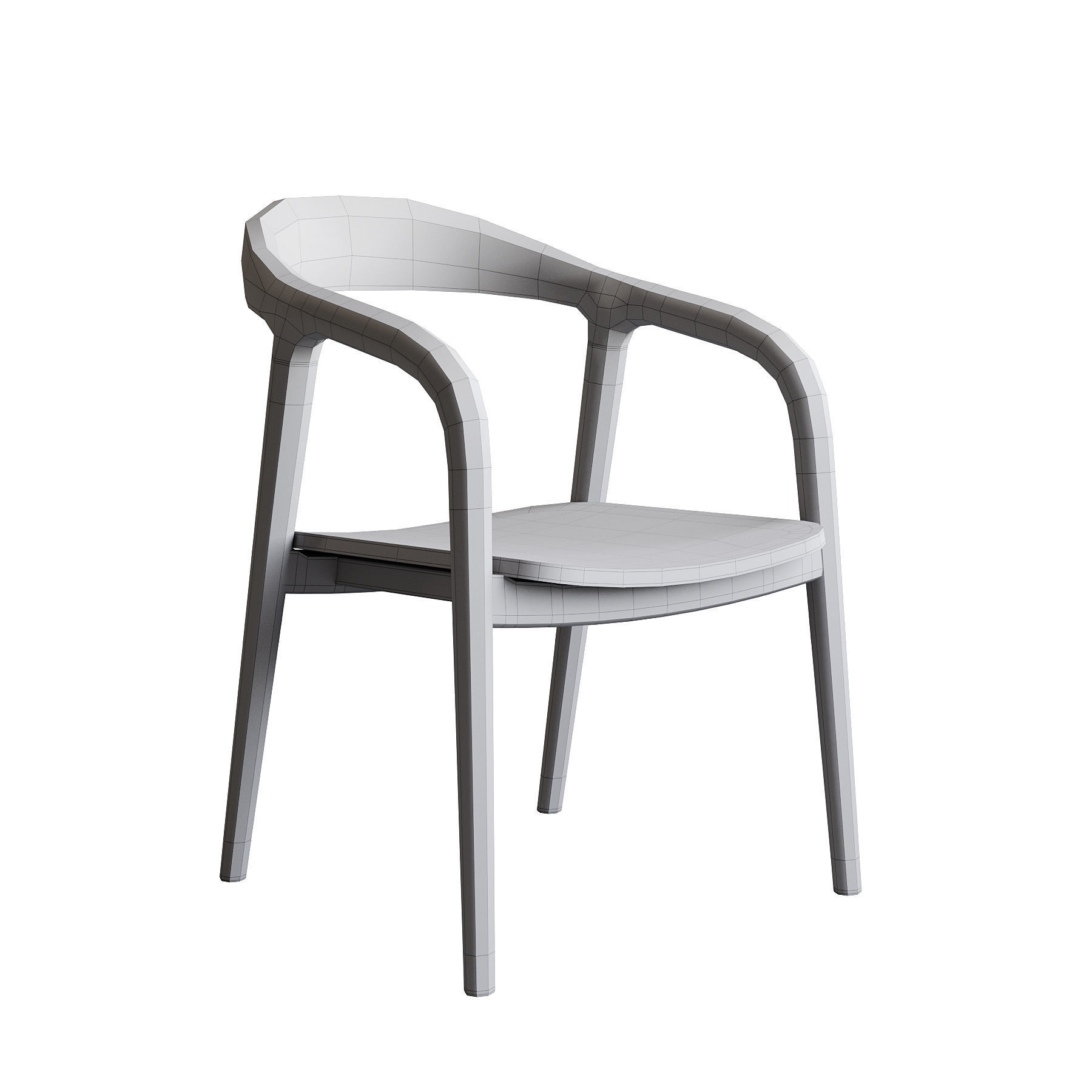 Dining Chair ID 154 3D model_4
