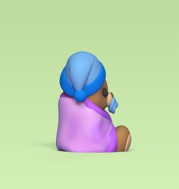Baby Bear 3D print model_1