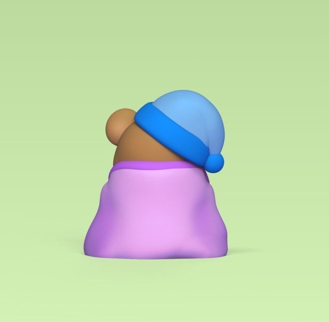 Baby Bear 3D print model_2