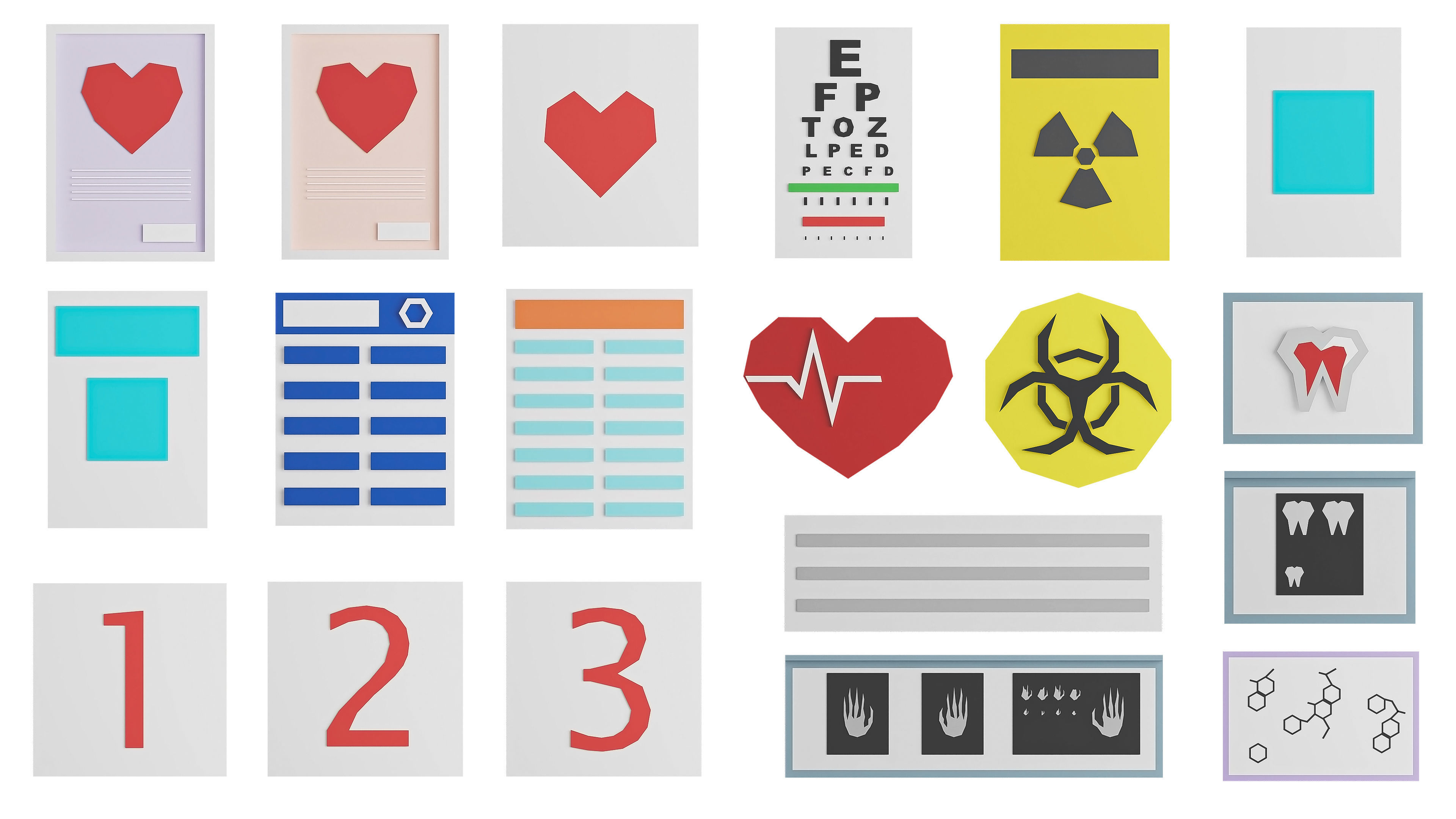 Hospital Low-poly 3D model_23