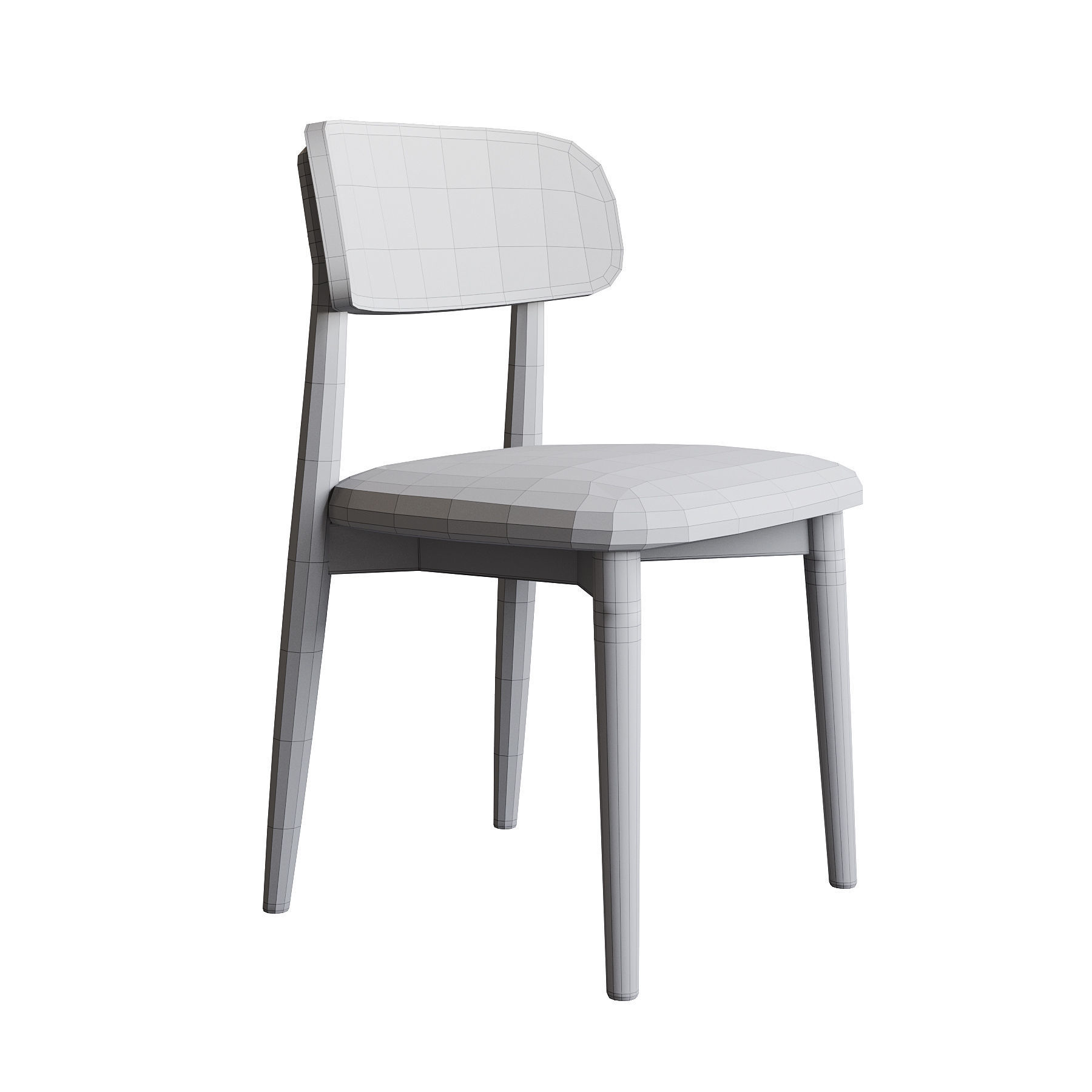 Dining Chair ID 155 3D model_4