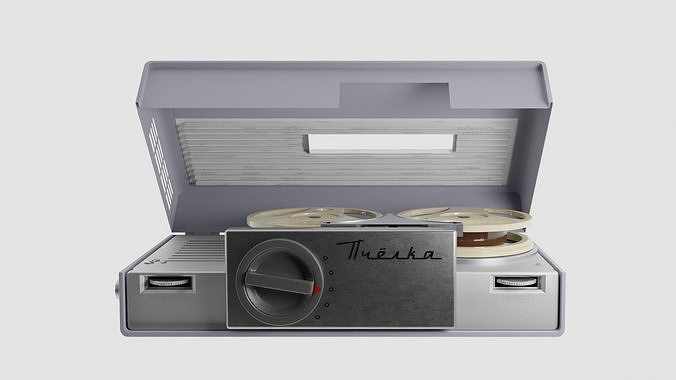 Toy-tape recorder 3D model