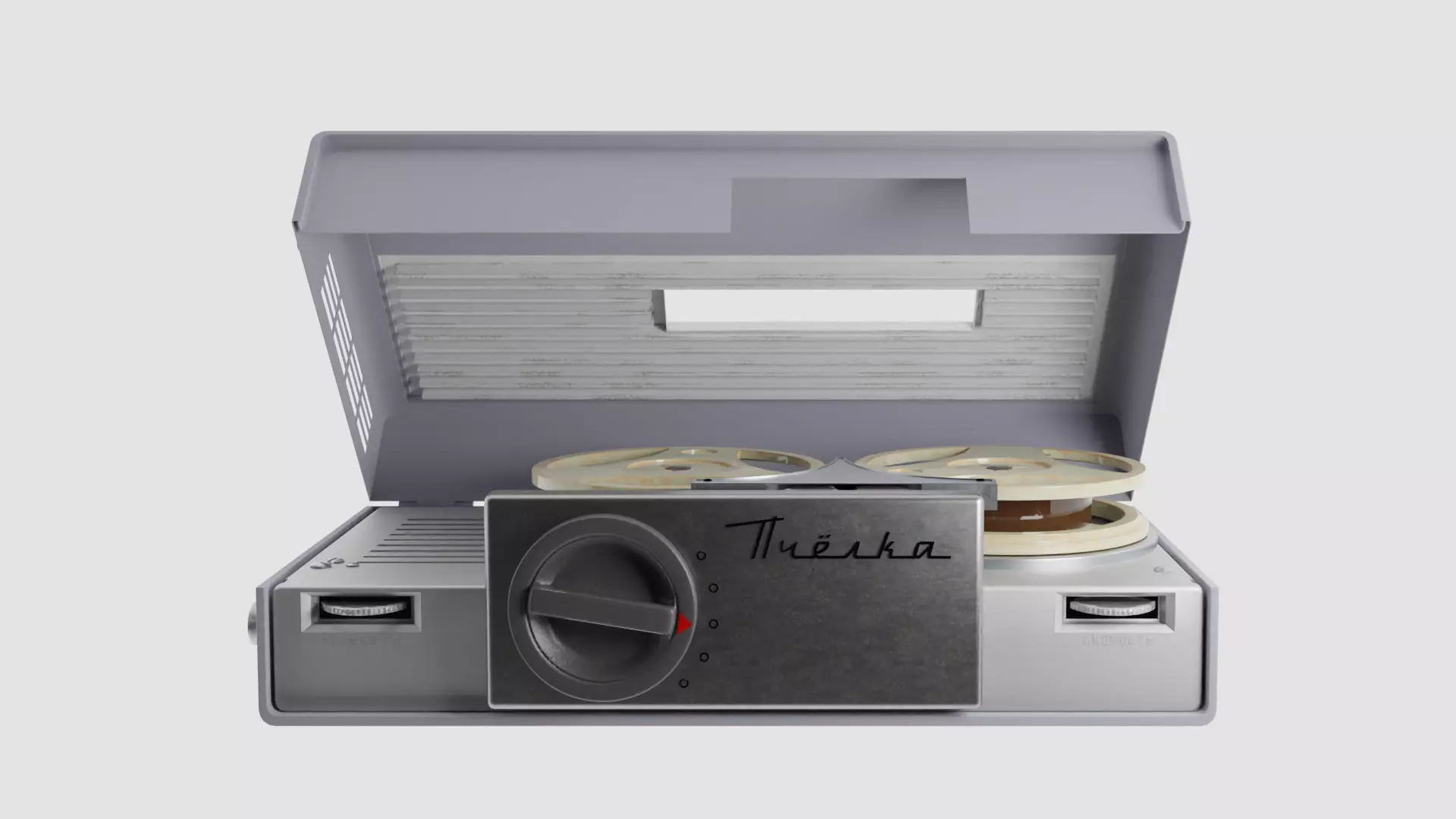 Toy-tape recorder 3D model_0