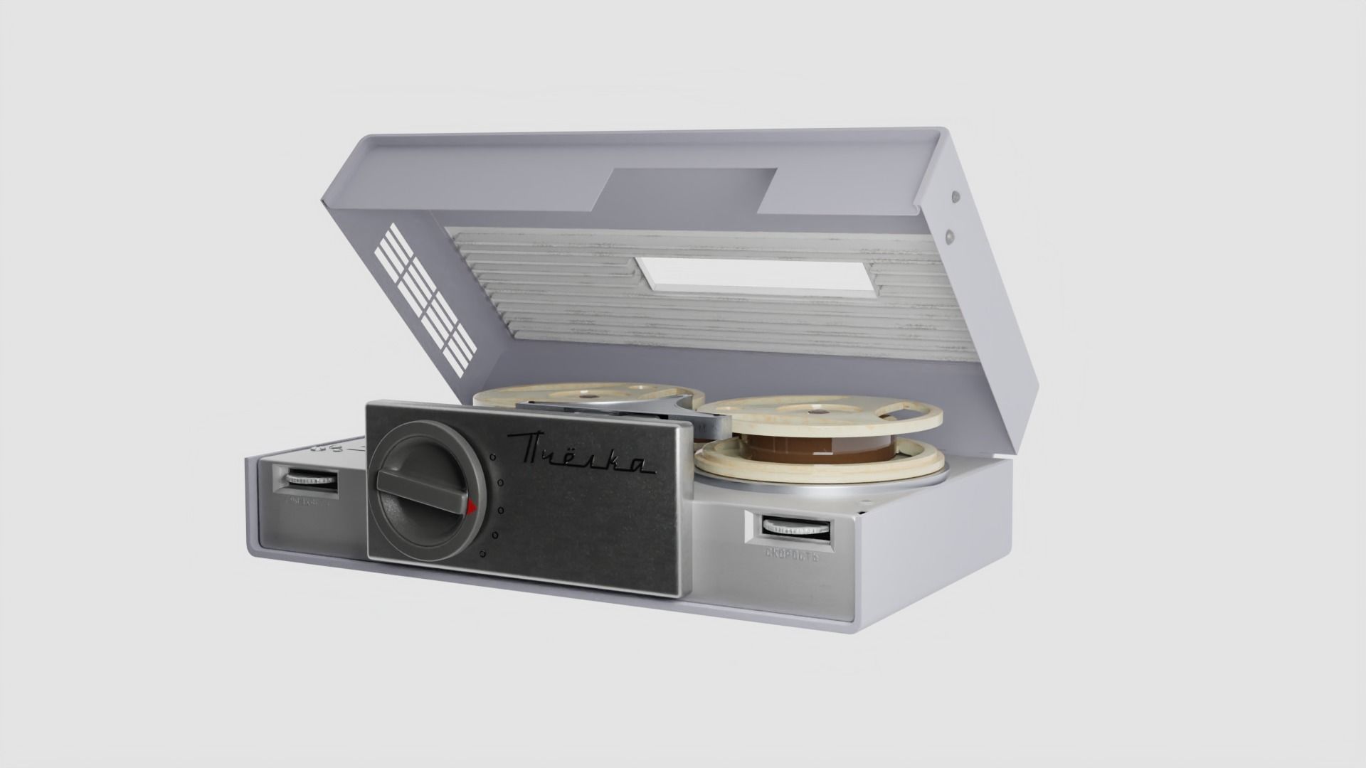 Toy-tape recorder 3D model_1