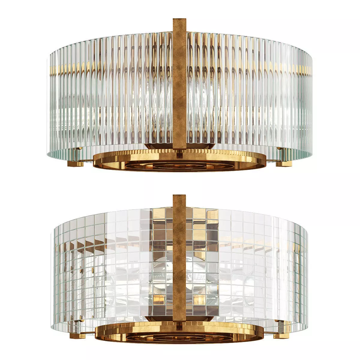 LUSSA chandelier Low-poly 3D model
