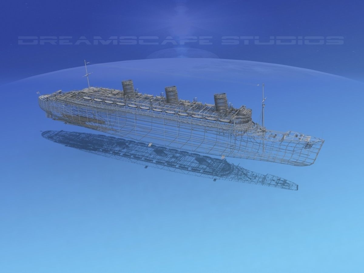 RMS Queen Mary 1 3D model_17