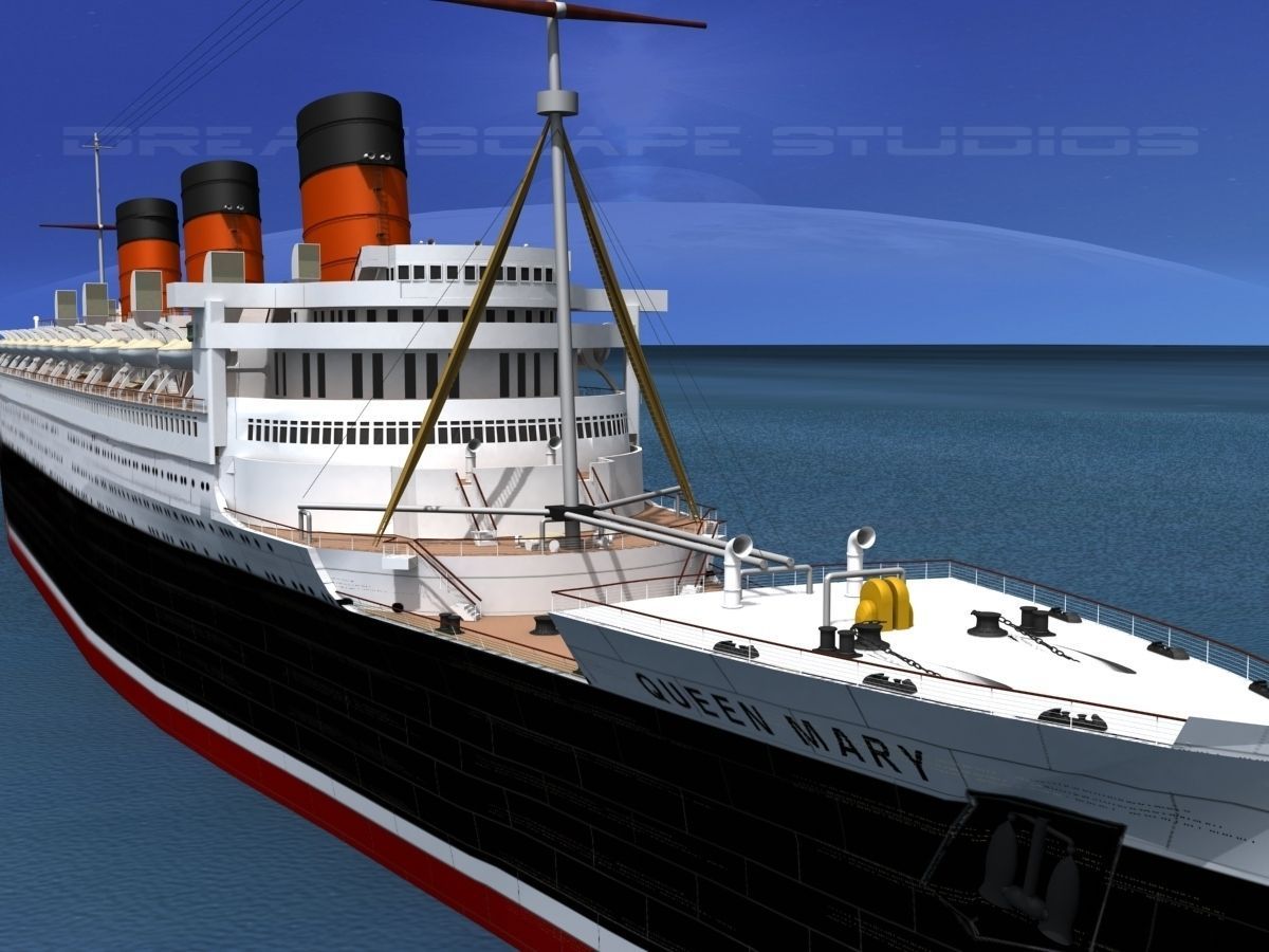 RMS Queen Mary 1 3D model_3