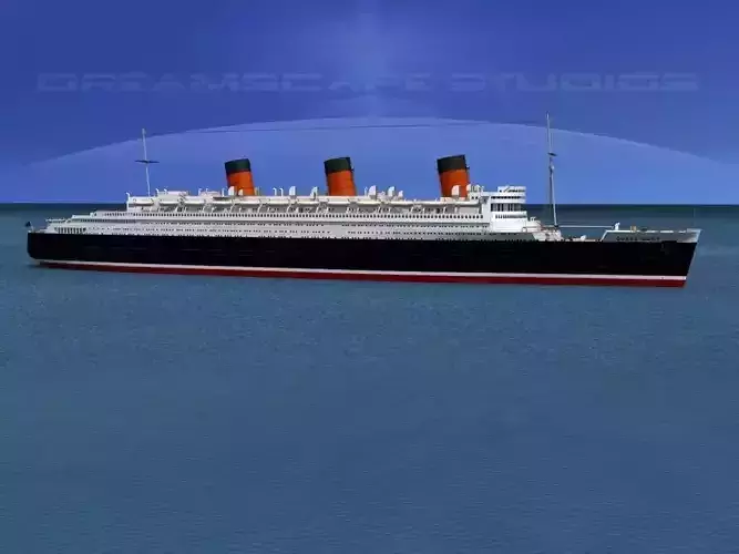 RMS Queen Mary 1 3D model