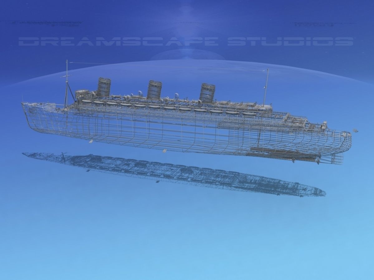 RMS Queen Mary 1 3D model_15