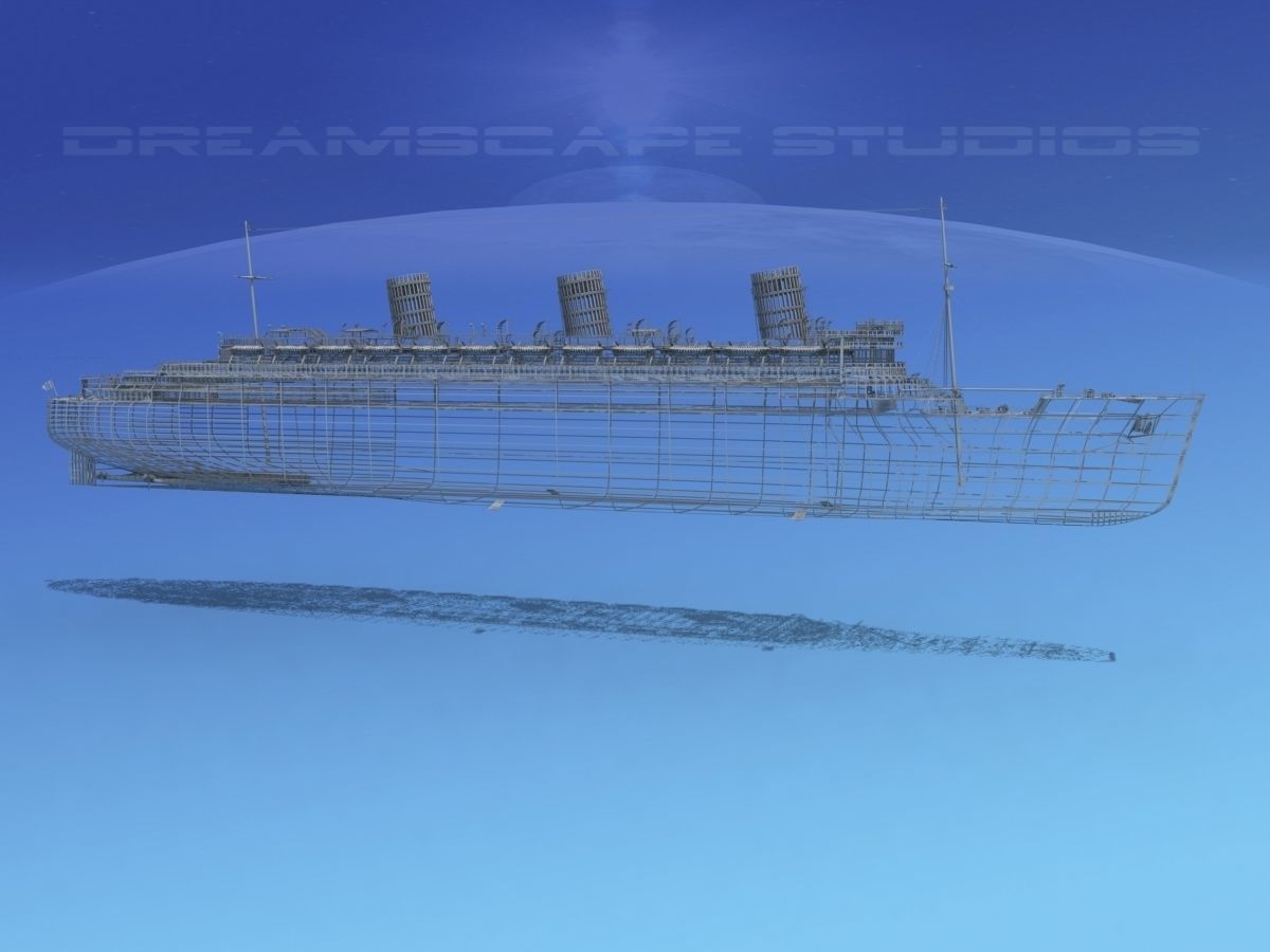 RMS Queen Mary 1 3D model_16