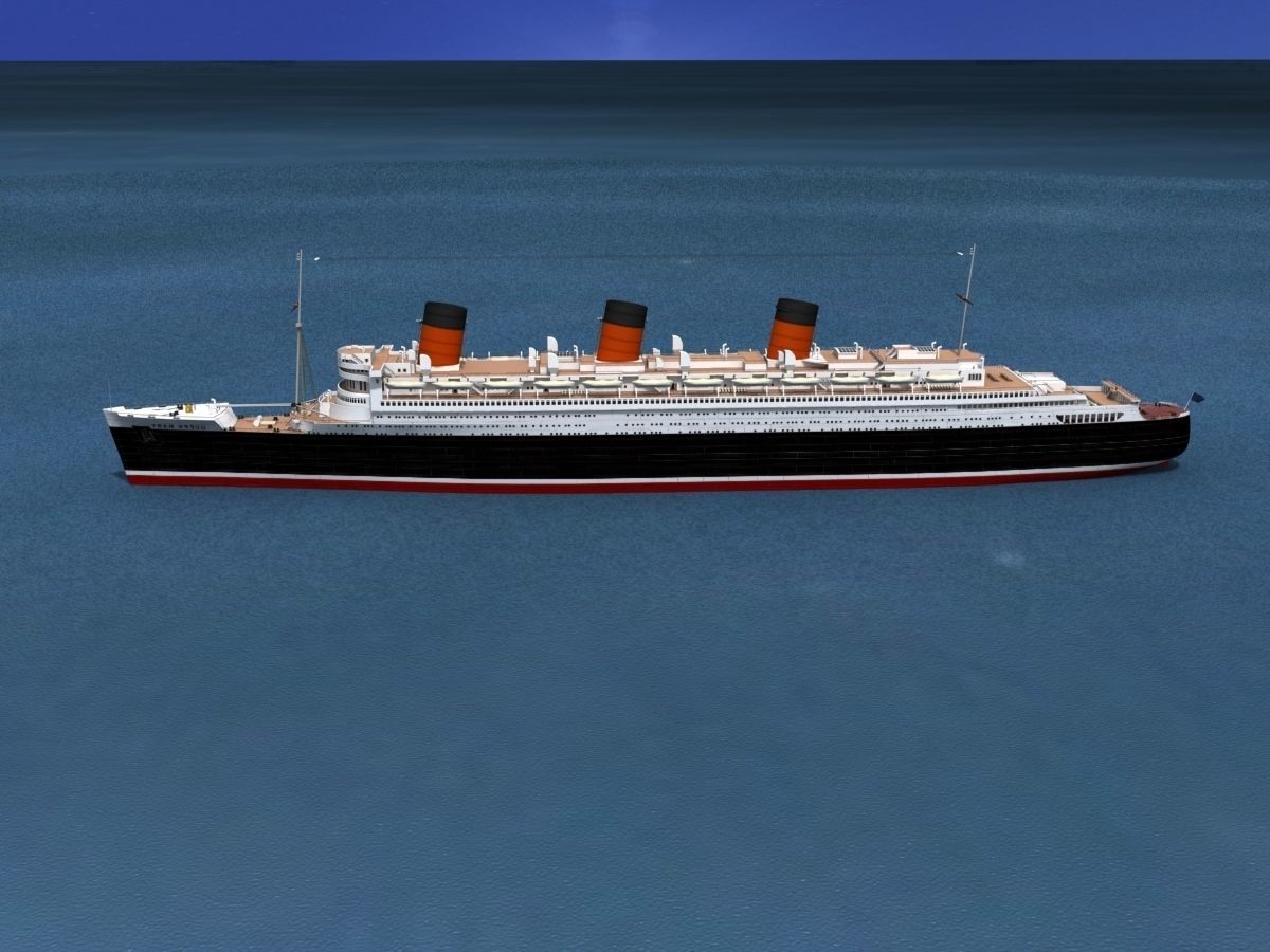 RMS Queen Mary 1 3D model_10