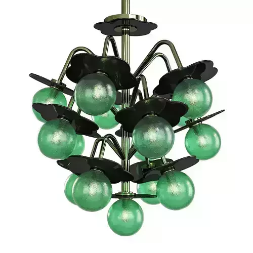 CLOVER CHANDELIER Low-poly 3D model