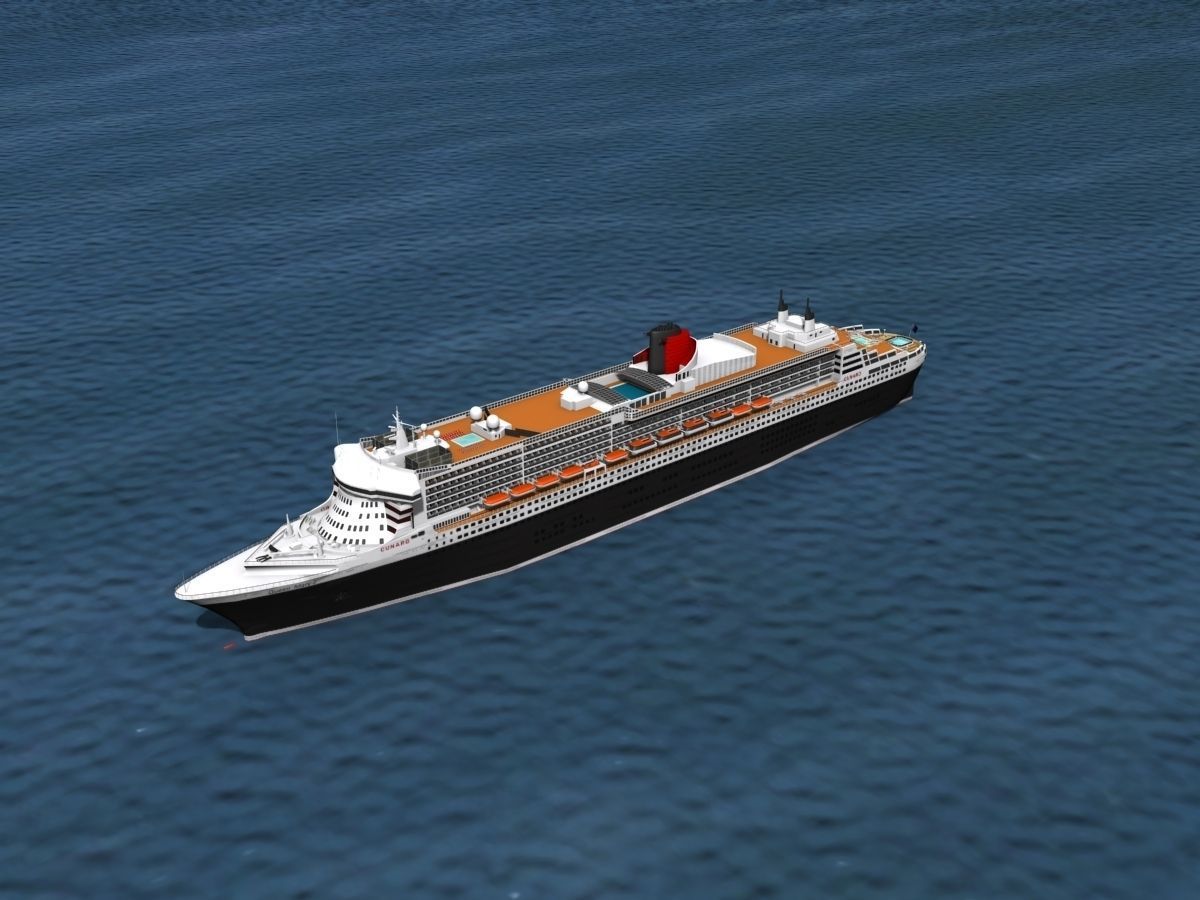RMS Queen Mary 2 3D model_15