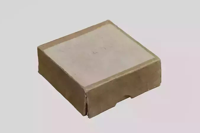 Card Box 8 Magic Lantern Slides 3D scan PBR 4K textures Low-poly 3D model