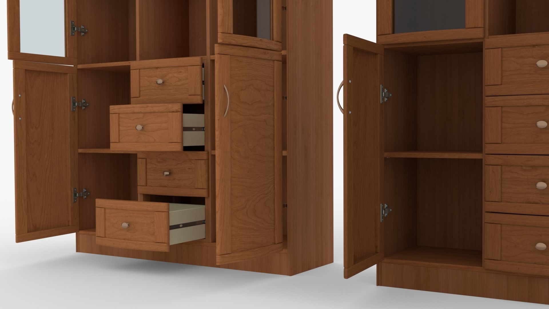 Glazed Sideboard 3D model_7