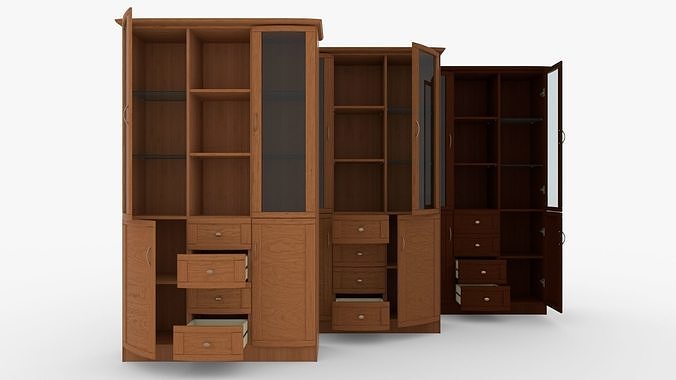 Glazed Sideboard 3D model