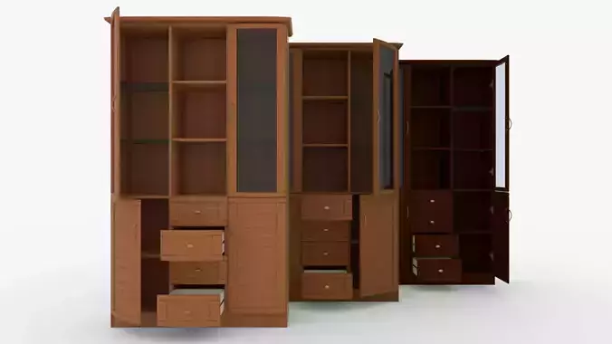 Glazed Sideboard 3D model