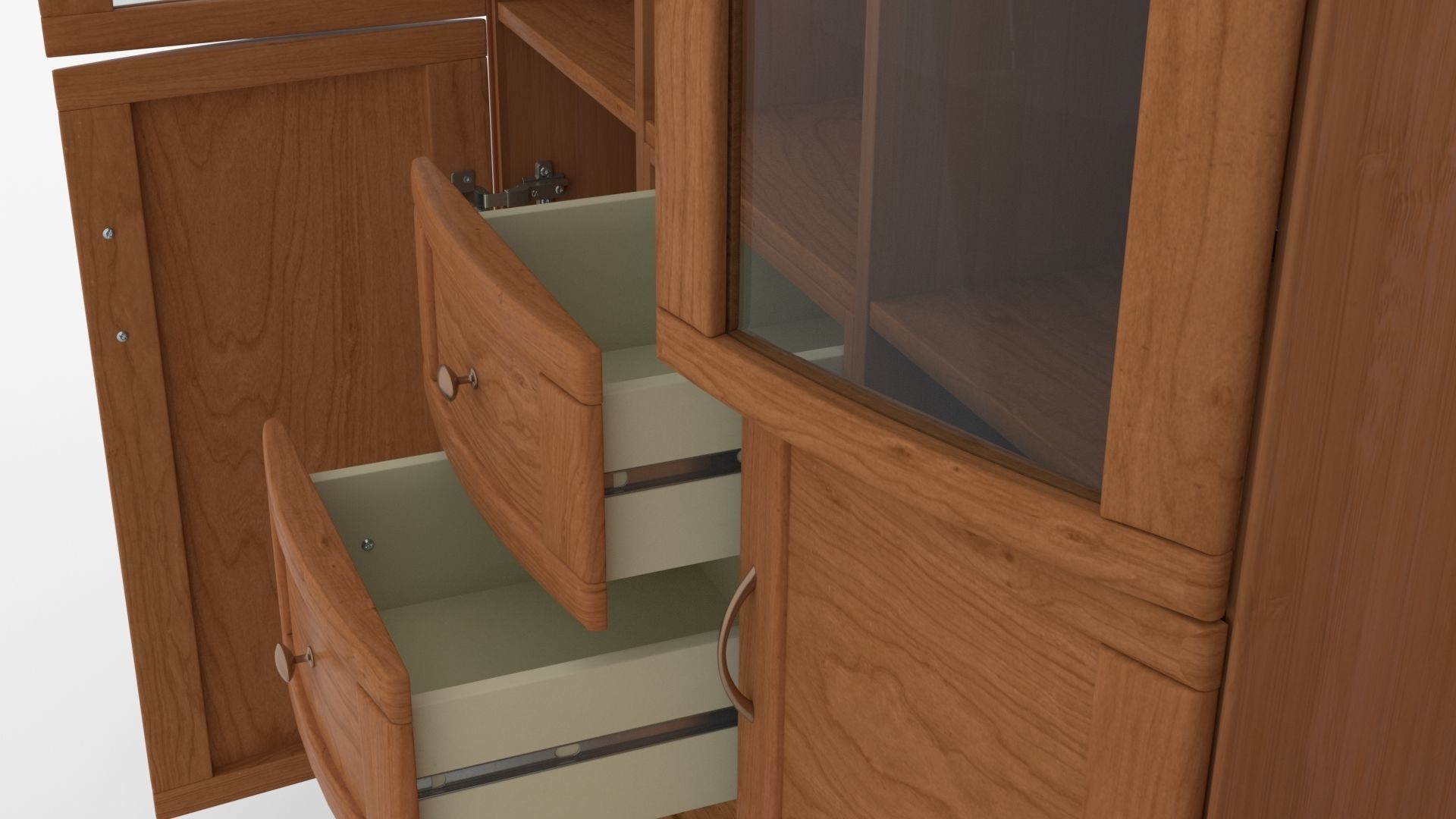 Glazed Sideboard 3D model_8