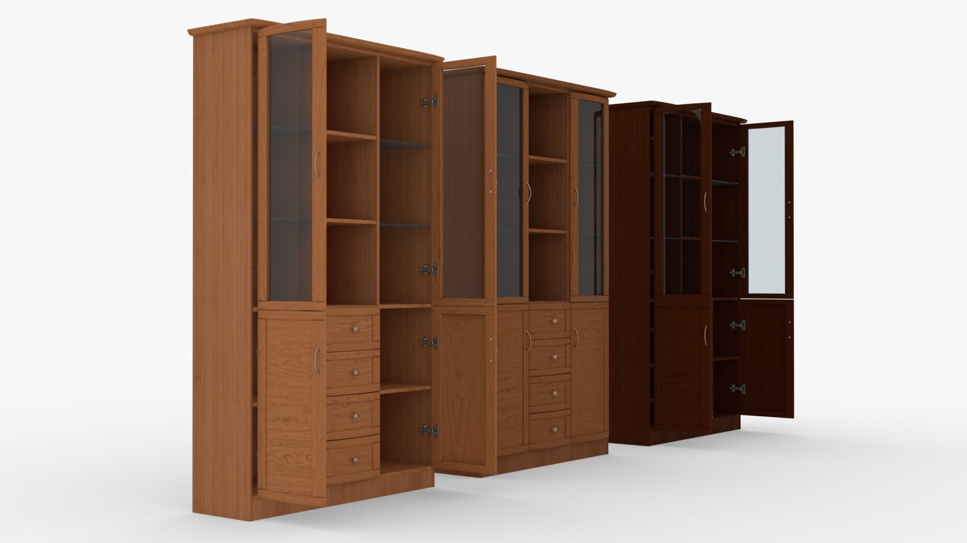 Glazed Sideboard 3D model_4