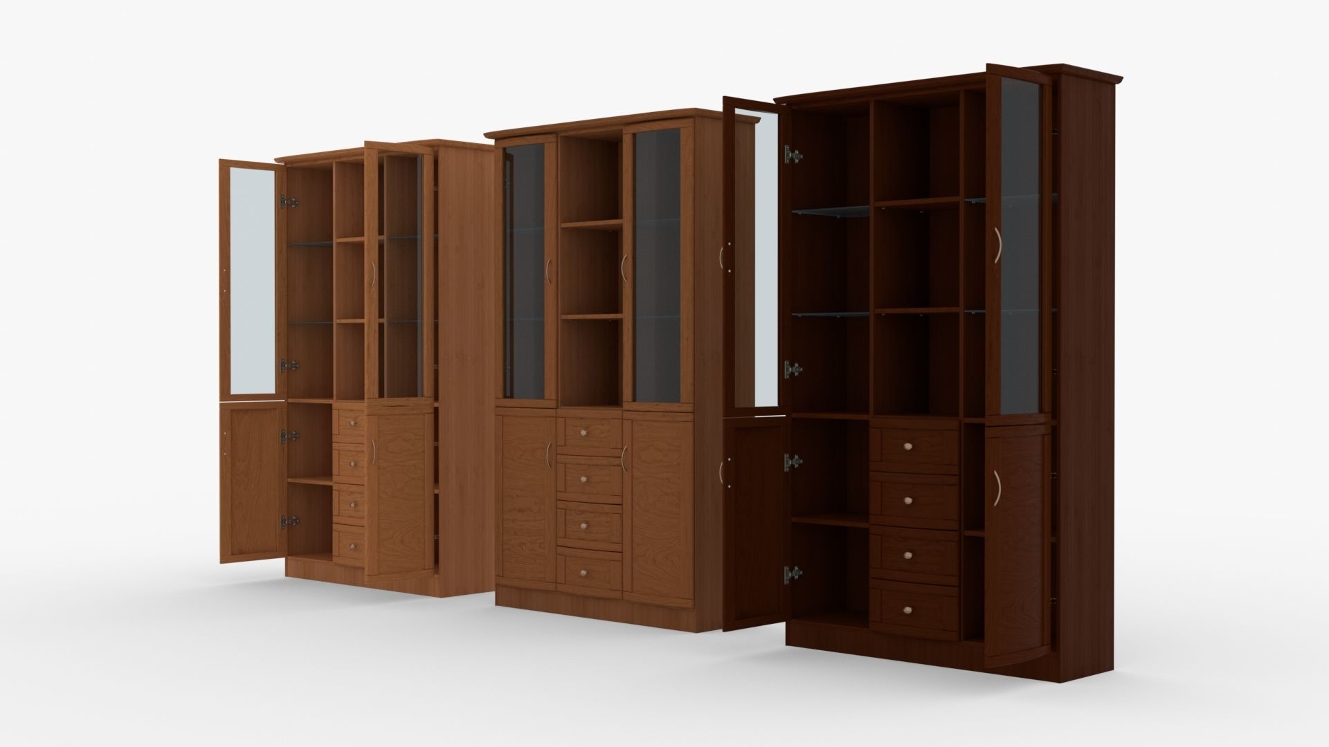 Glazed Sideboard 3D model_5