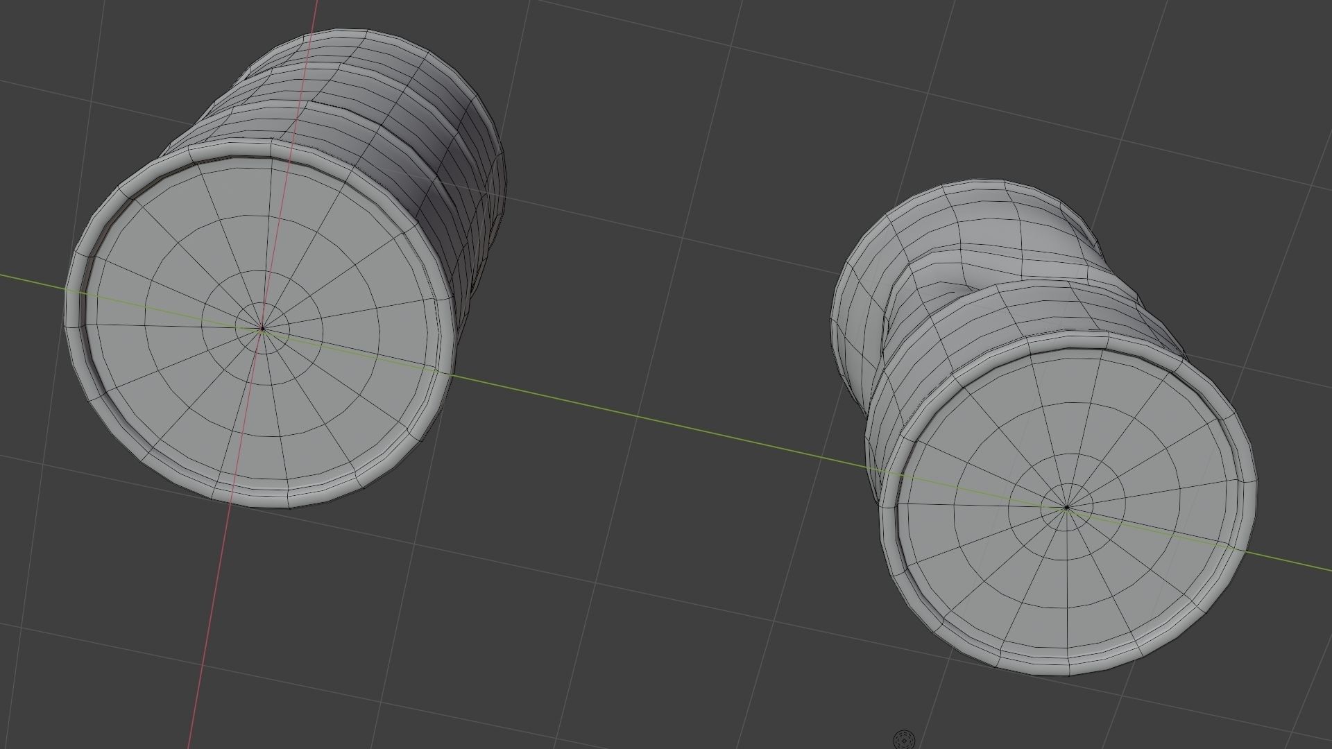 Rusty Used Oil Drums 3D Low-poly 3D model_3