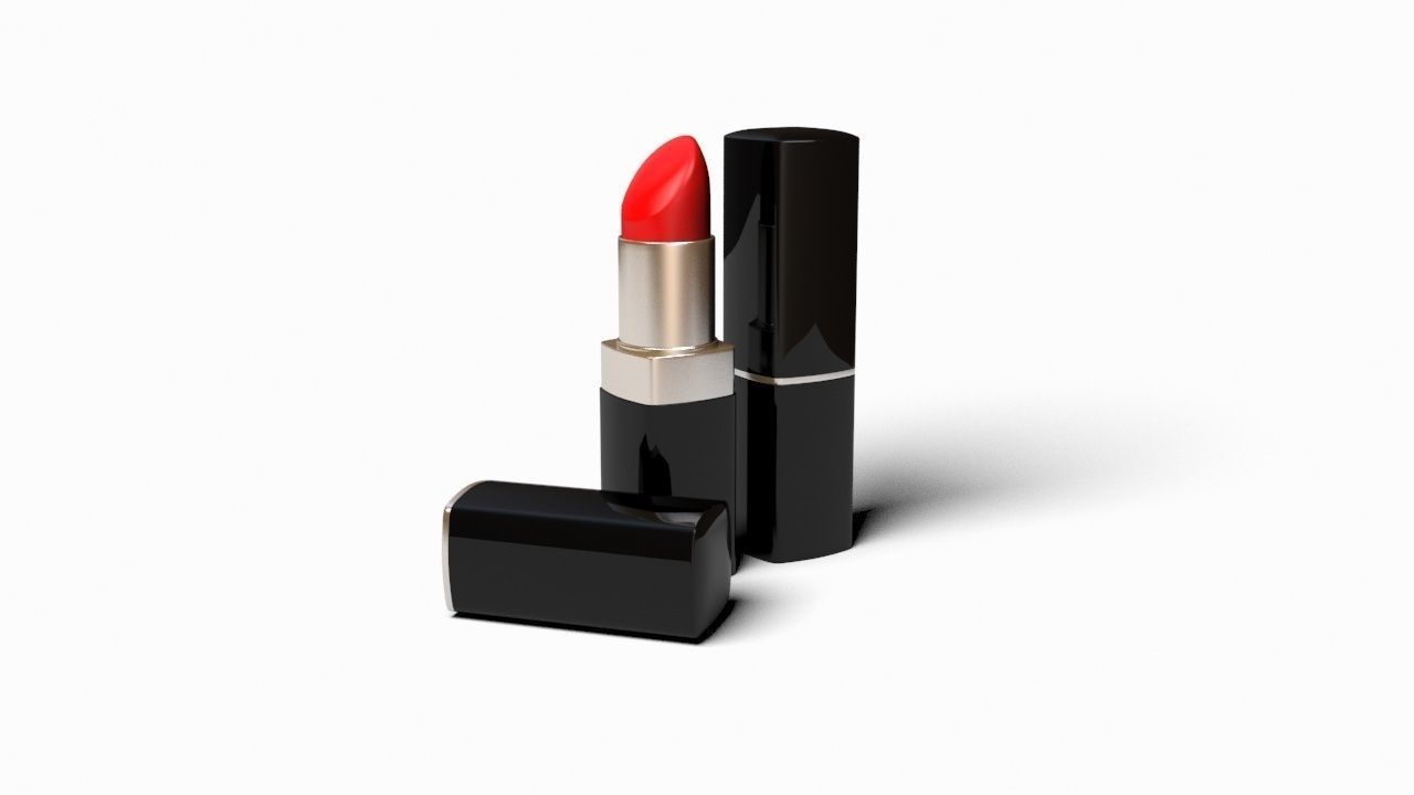 Lipstick 3D High Quality Model 3D model_1