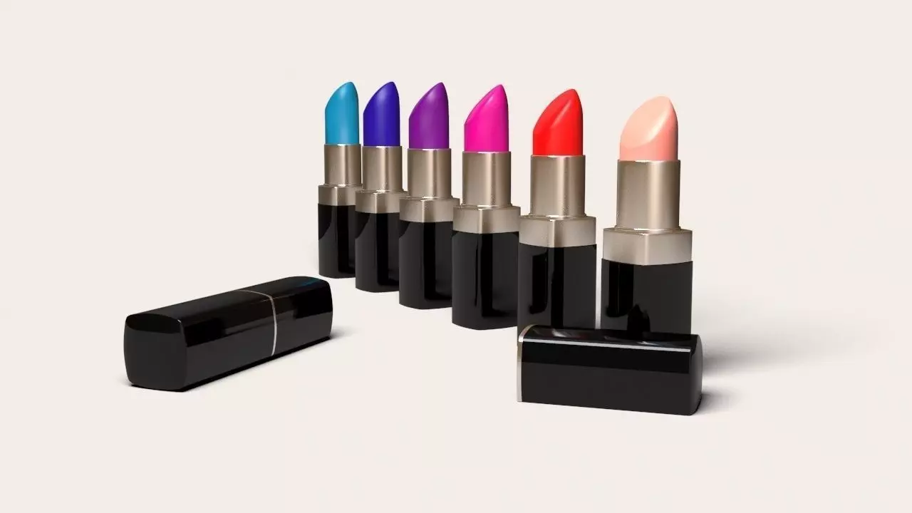 Lipstick 3D High Quality Model 3D model_0