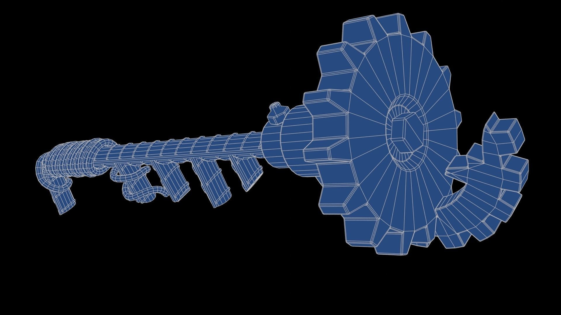 Modifiable Strike Weapon 08 Low-poly 3D model_24